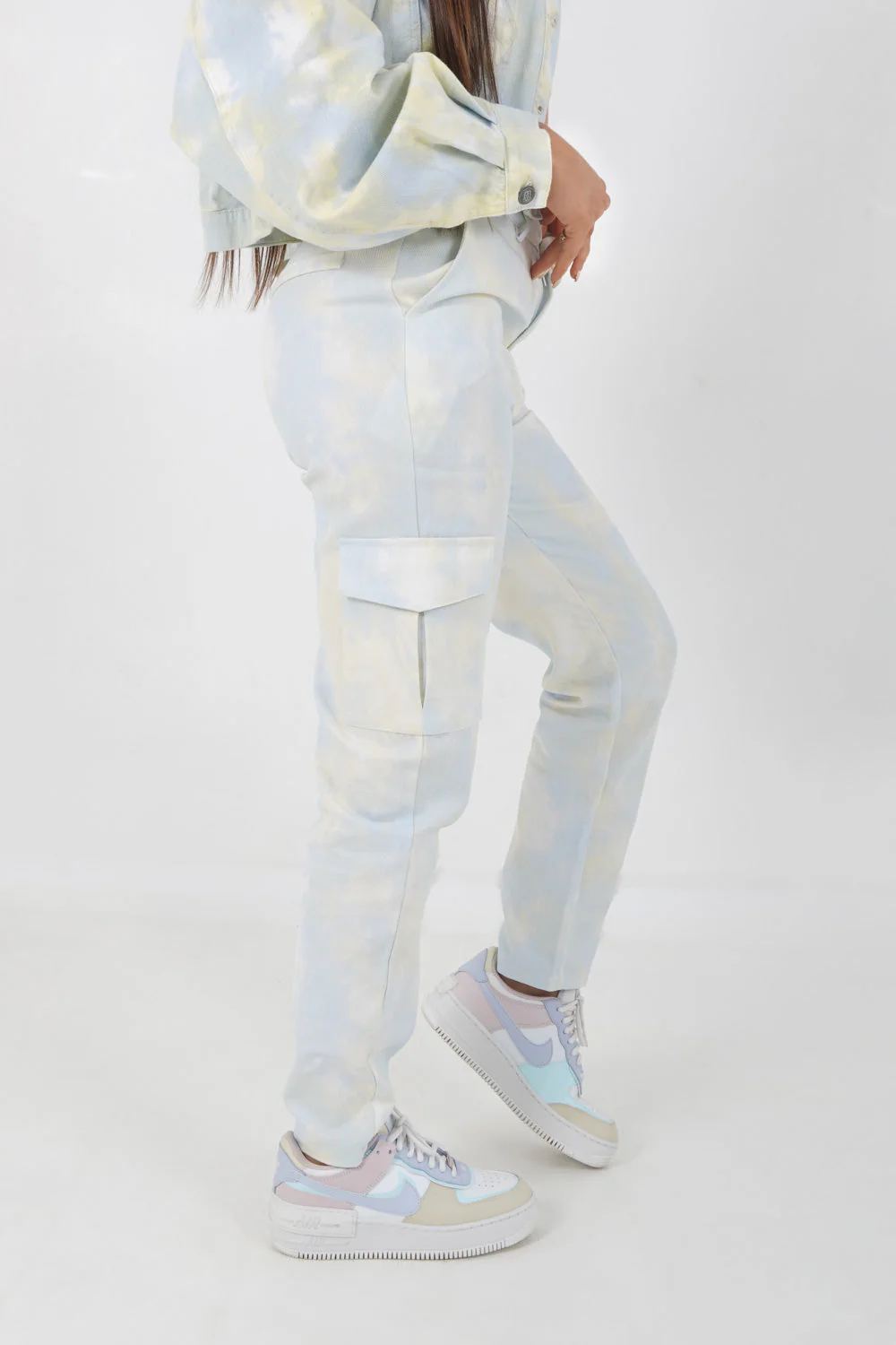 Pantalon tie dye Jaune - Image 4