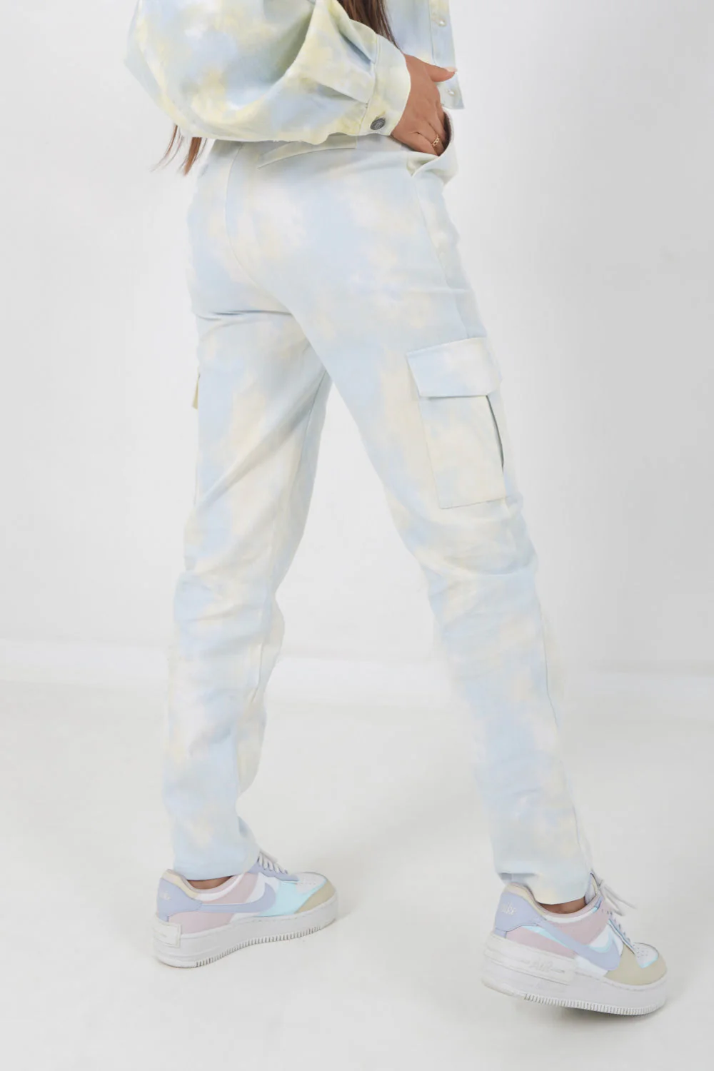 Pantalon tie dye Jaune - Image 5