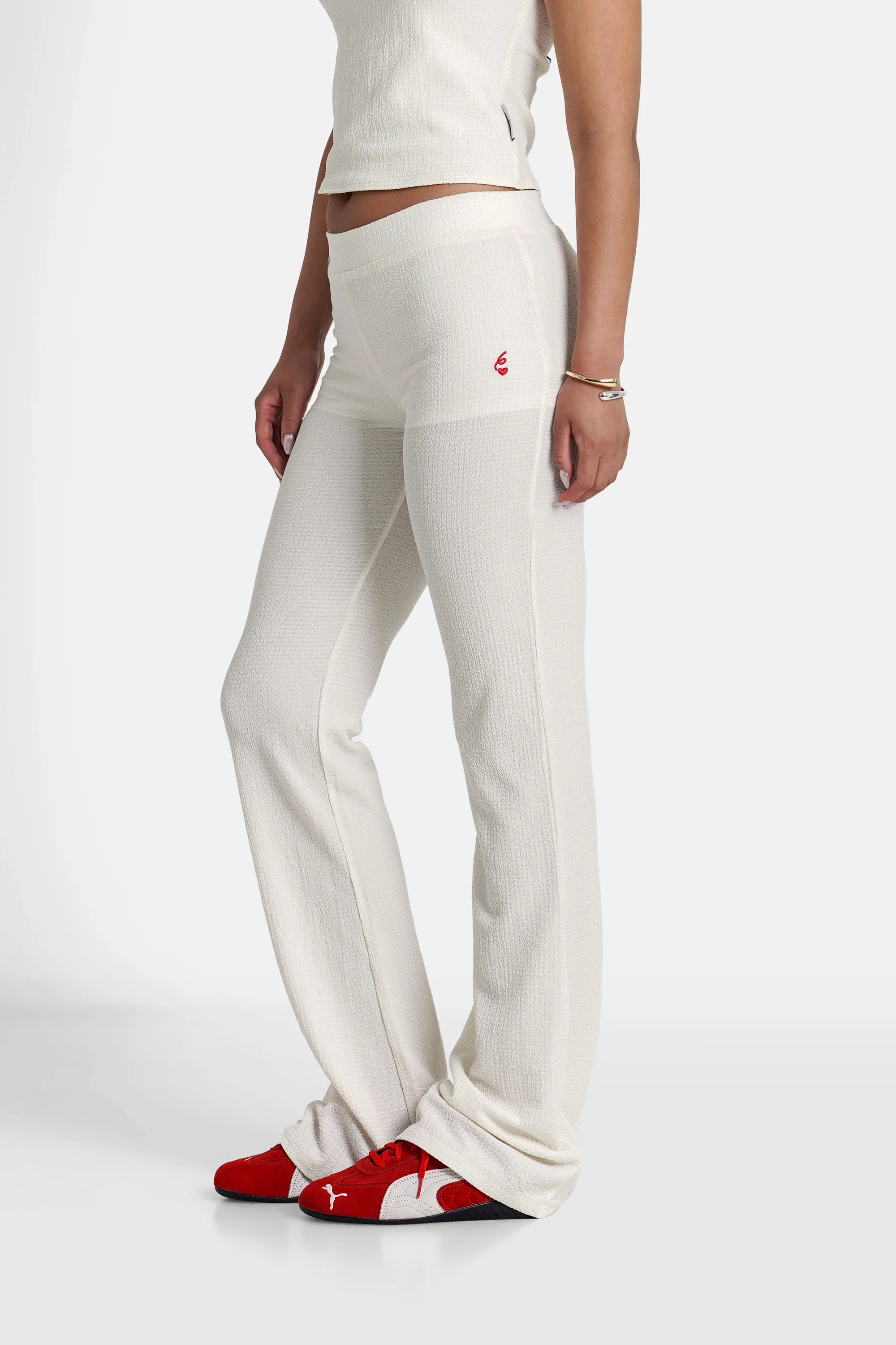 TEXTURED flare pant - Image 4