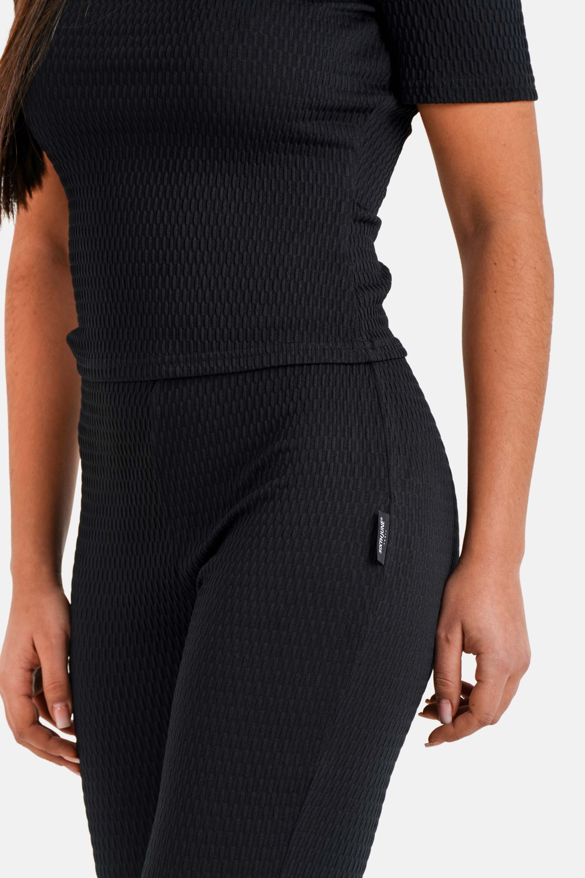 TEXTURED flare pant - Image 3