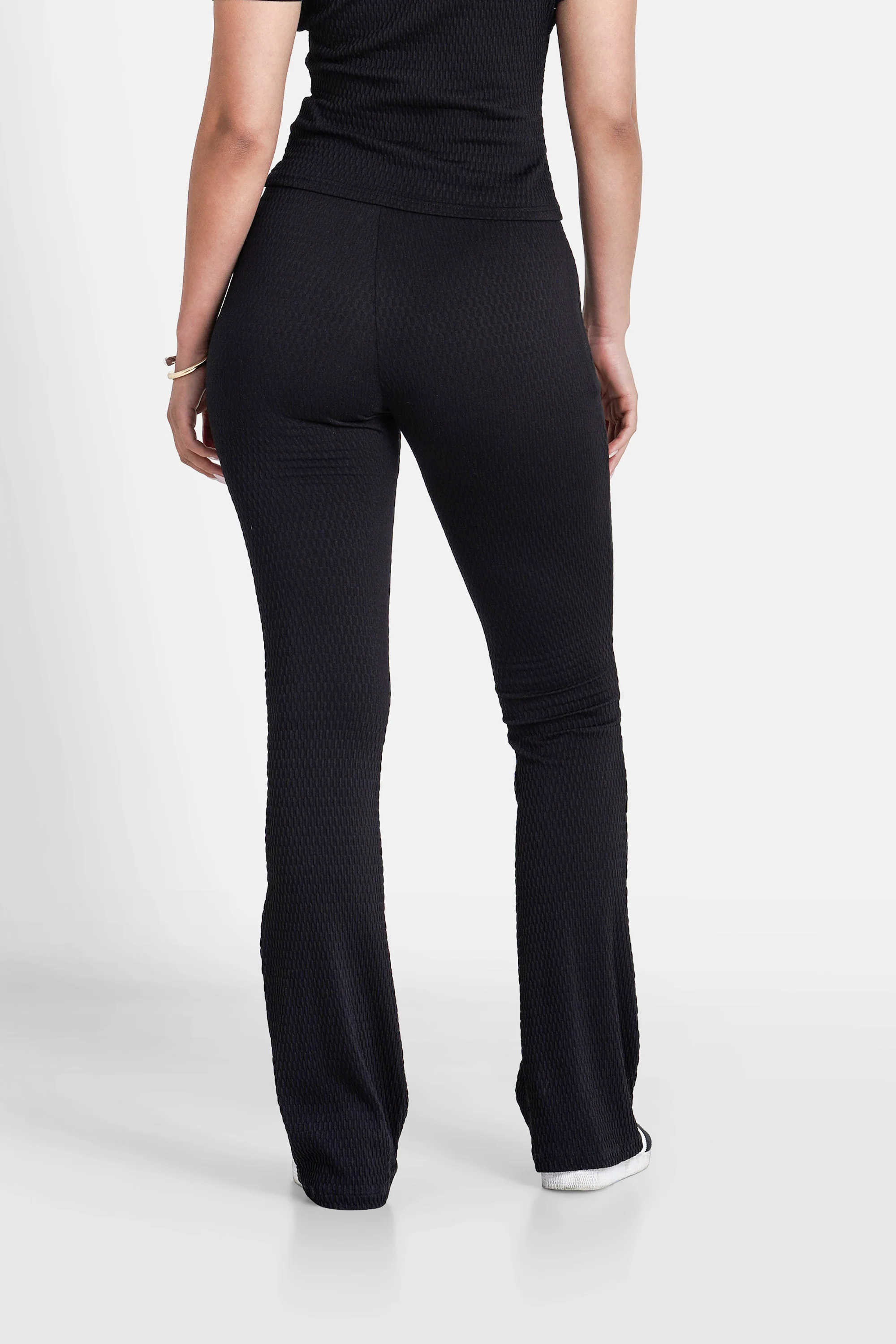 TEXTURED flare pant - Image 5