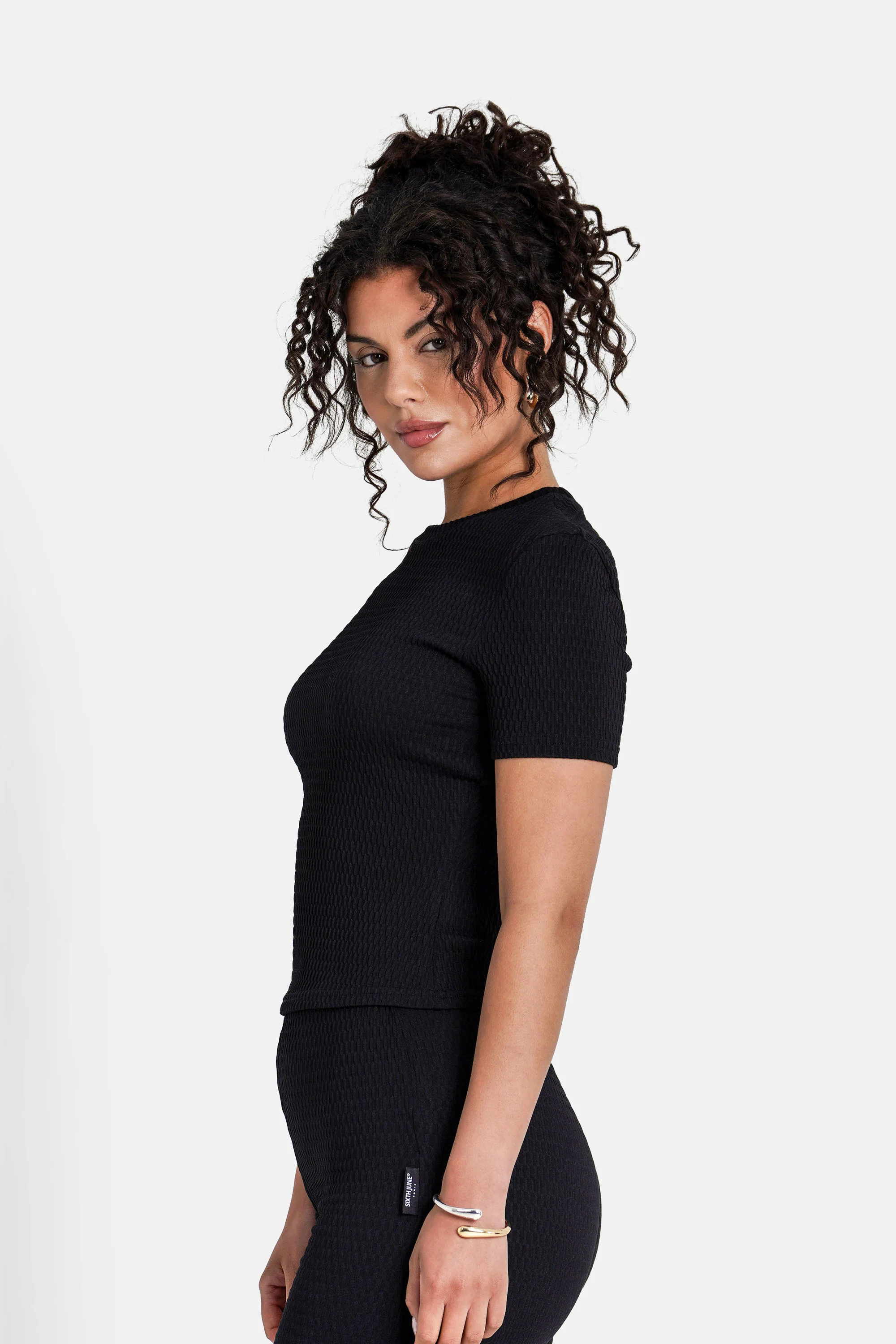 TEXTURED s/s top - Image 4