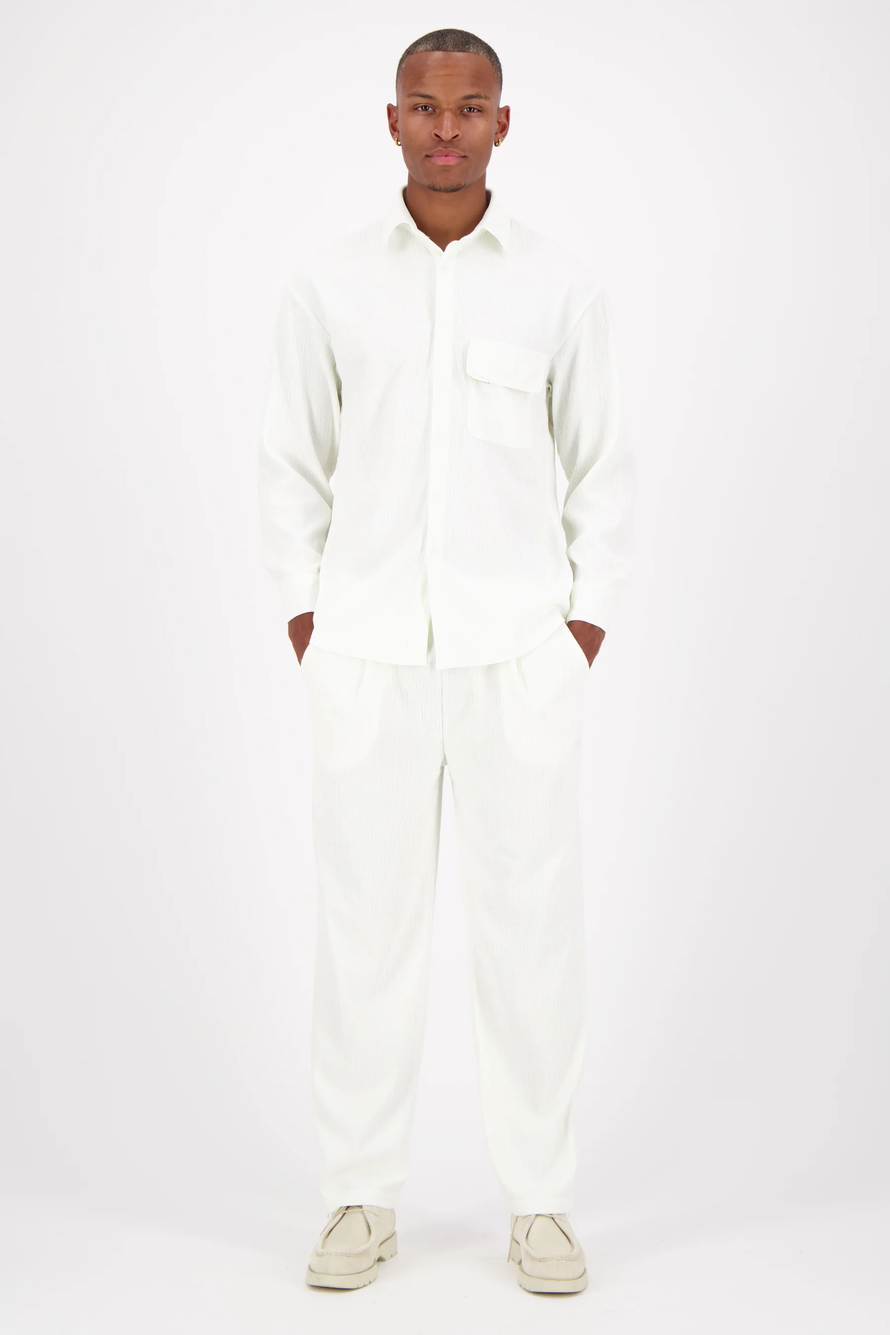 TEXTURED straight pant - Image 2