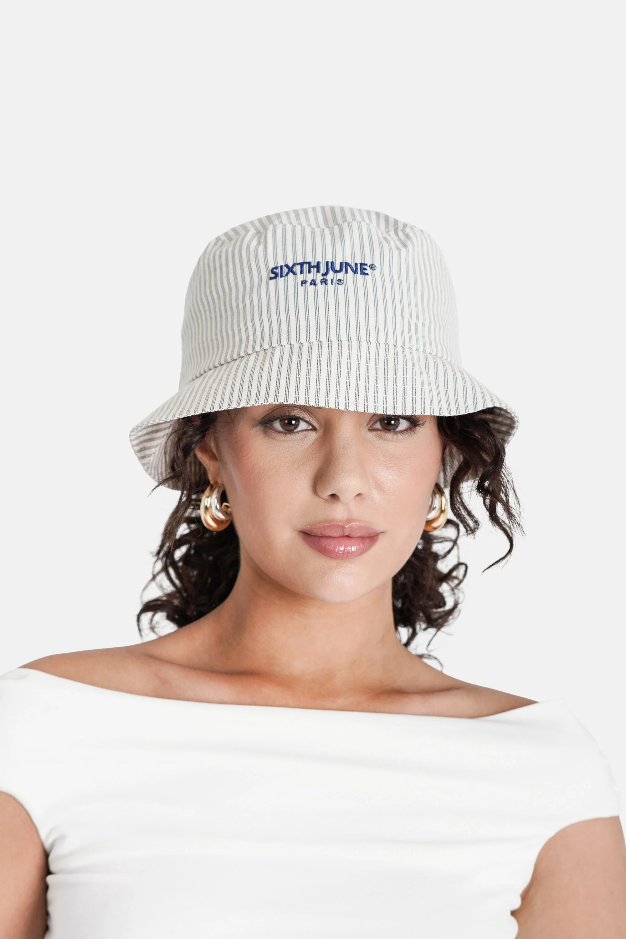 STRIPES textured bucket hat - Image 3