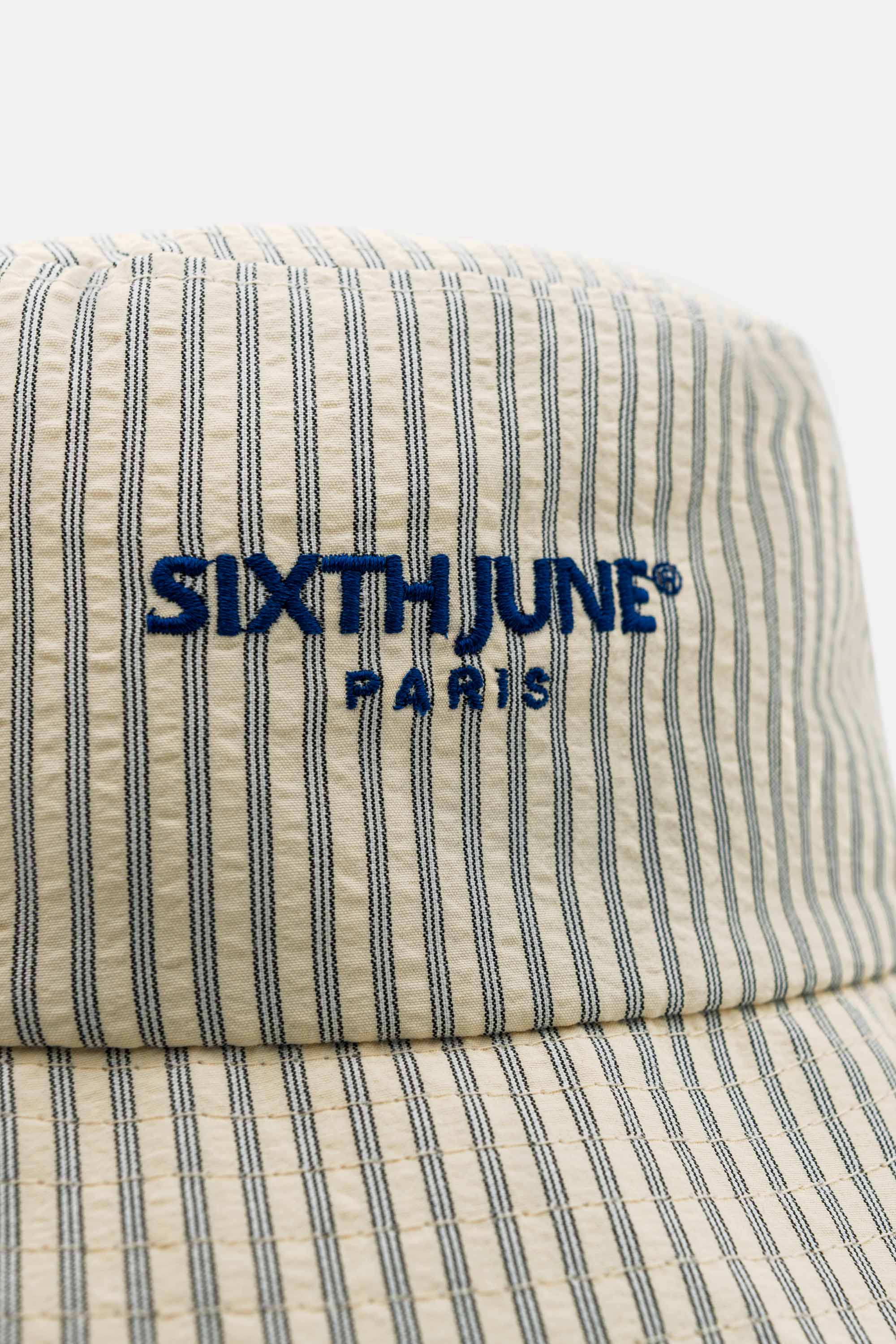 STRIPES textured bucket hat - Image 4