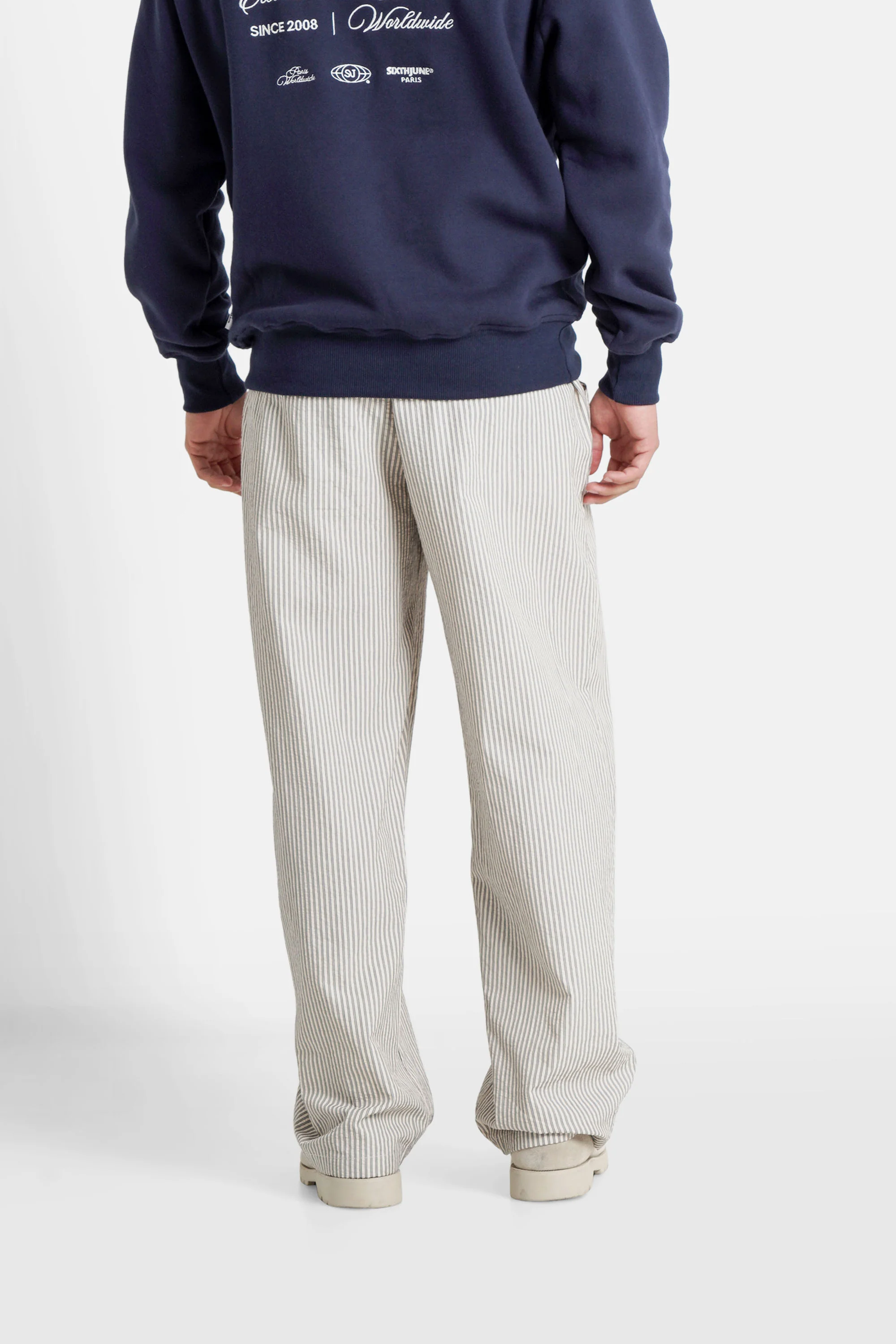 STRIPES textured pant - Image 4