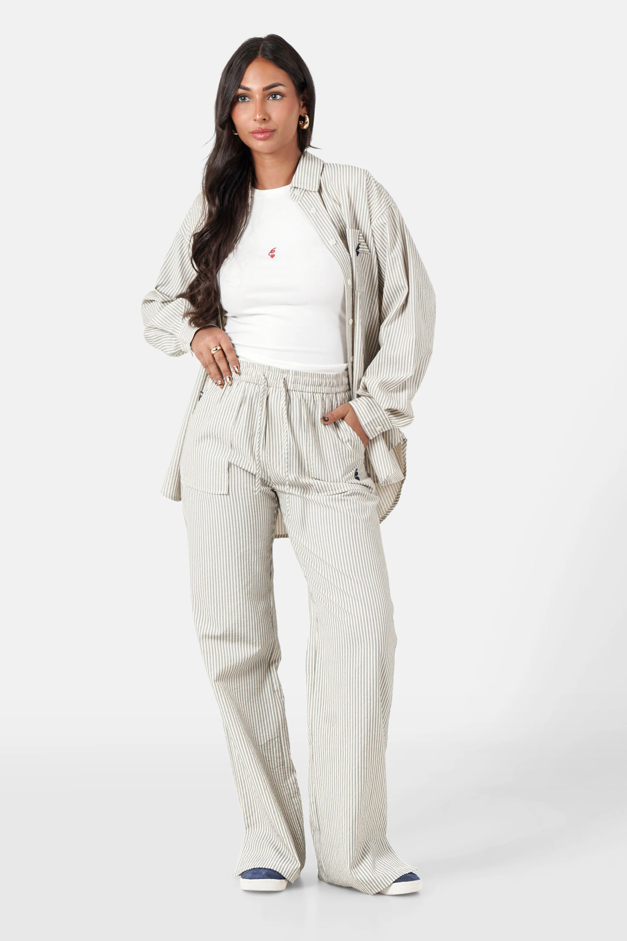 STRIPE slit pant - Image 2