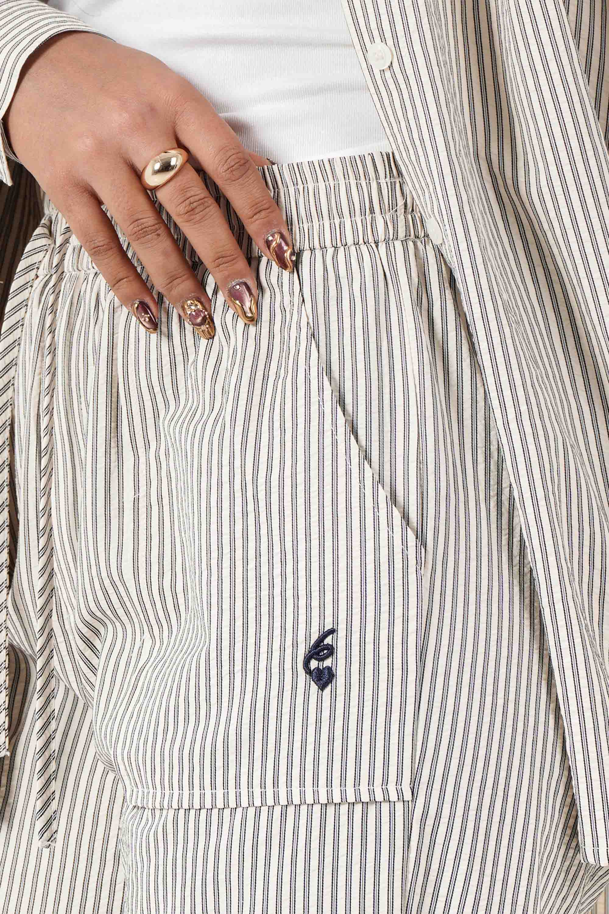 STRIPE slit pant - Image 3