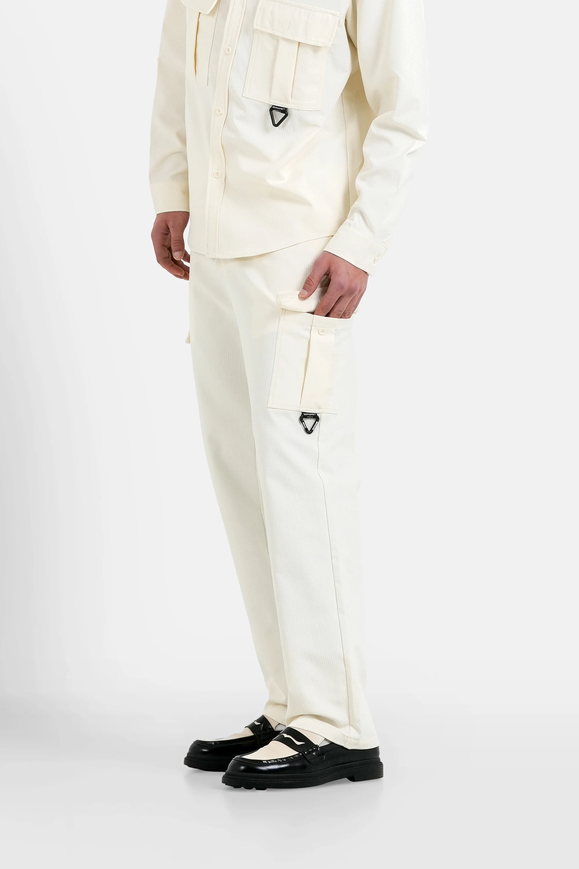UTILITY textured cargo pant - Image 4