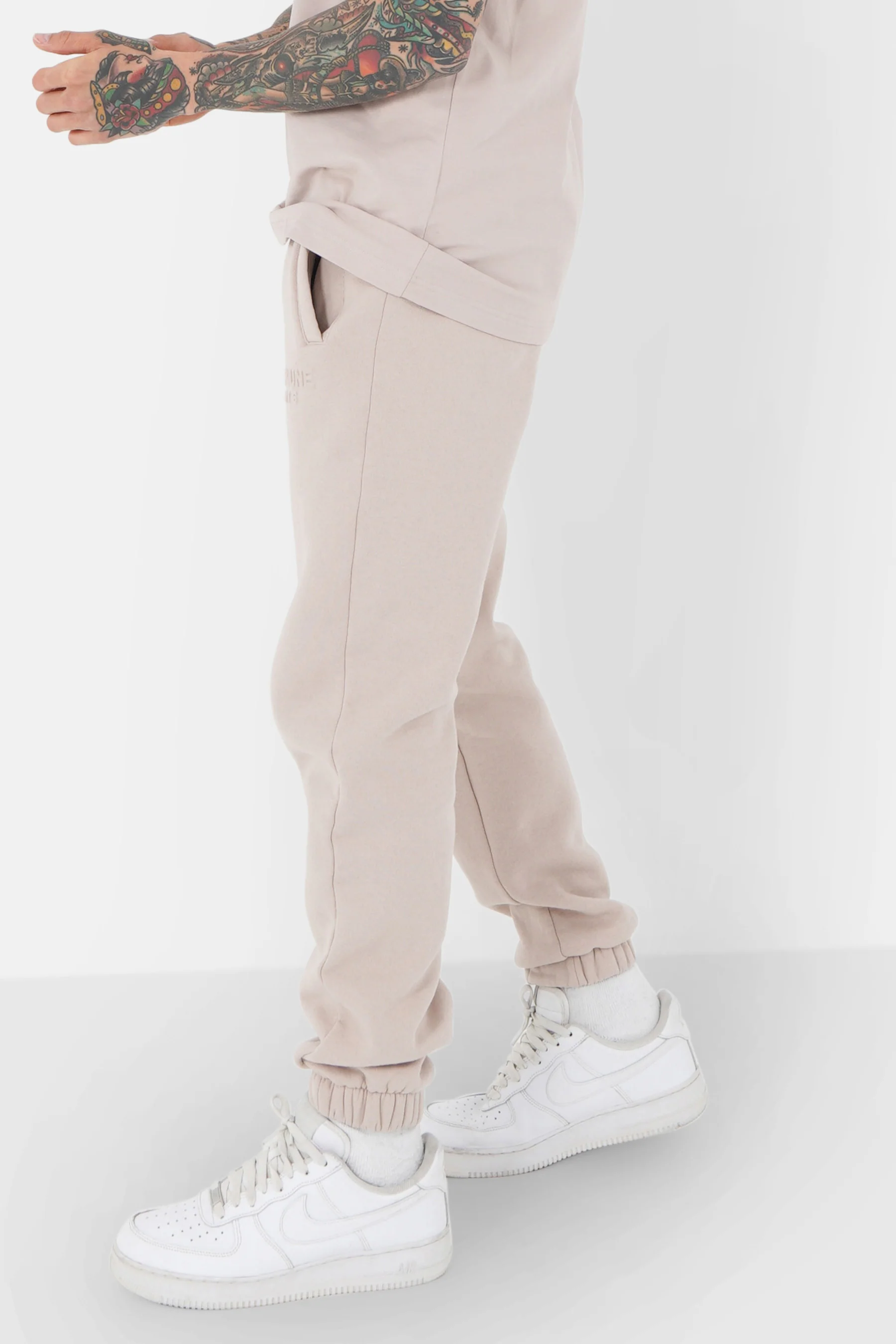 Jogging logo relief Beige - Image 4