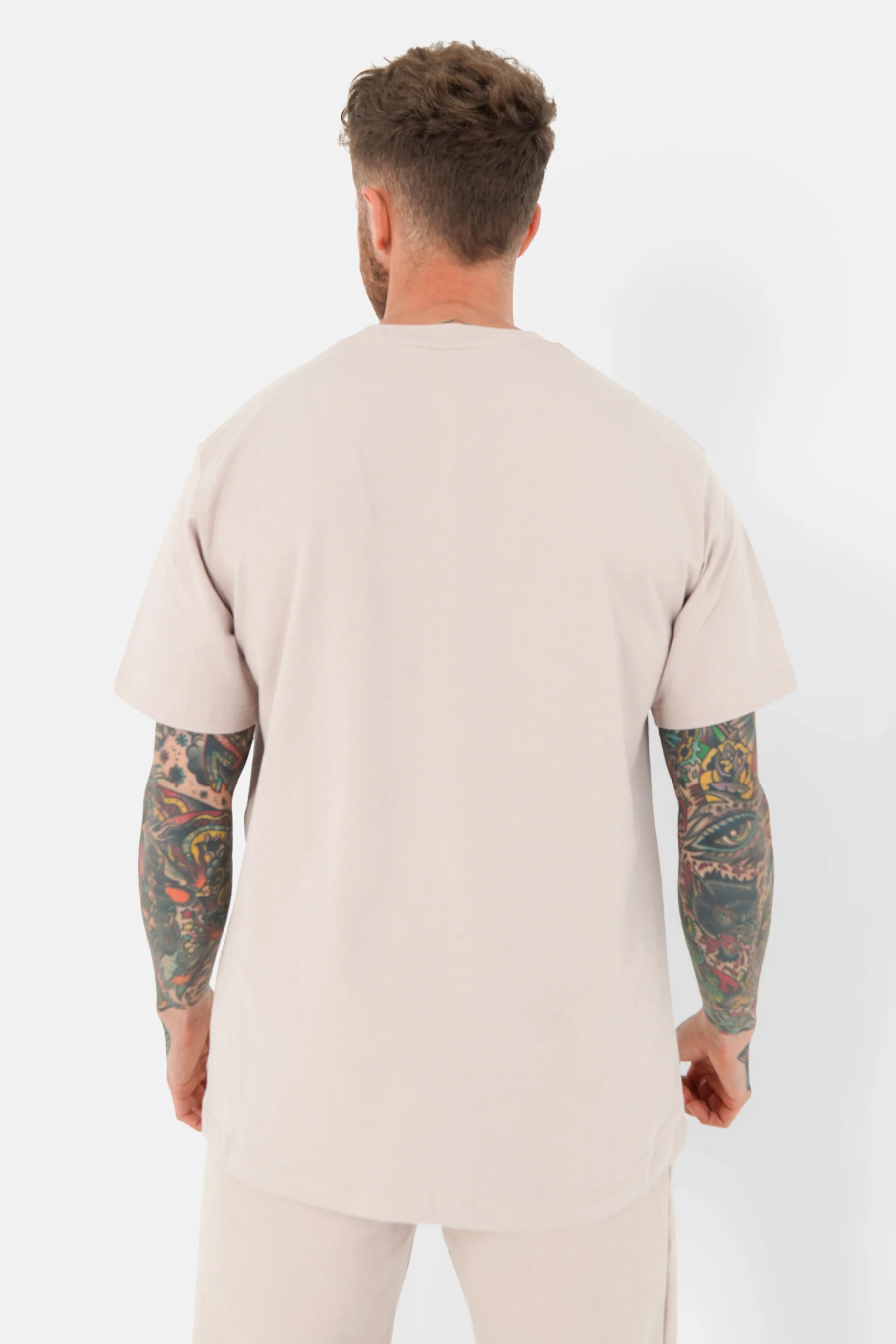 T-shirt logo relief Beige - Image 5