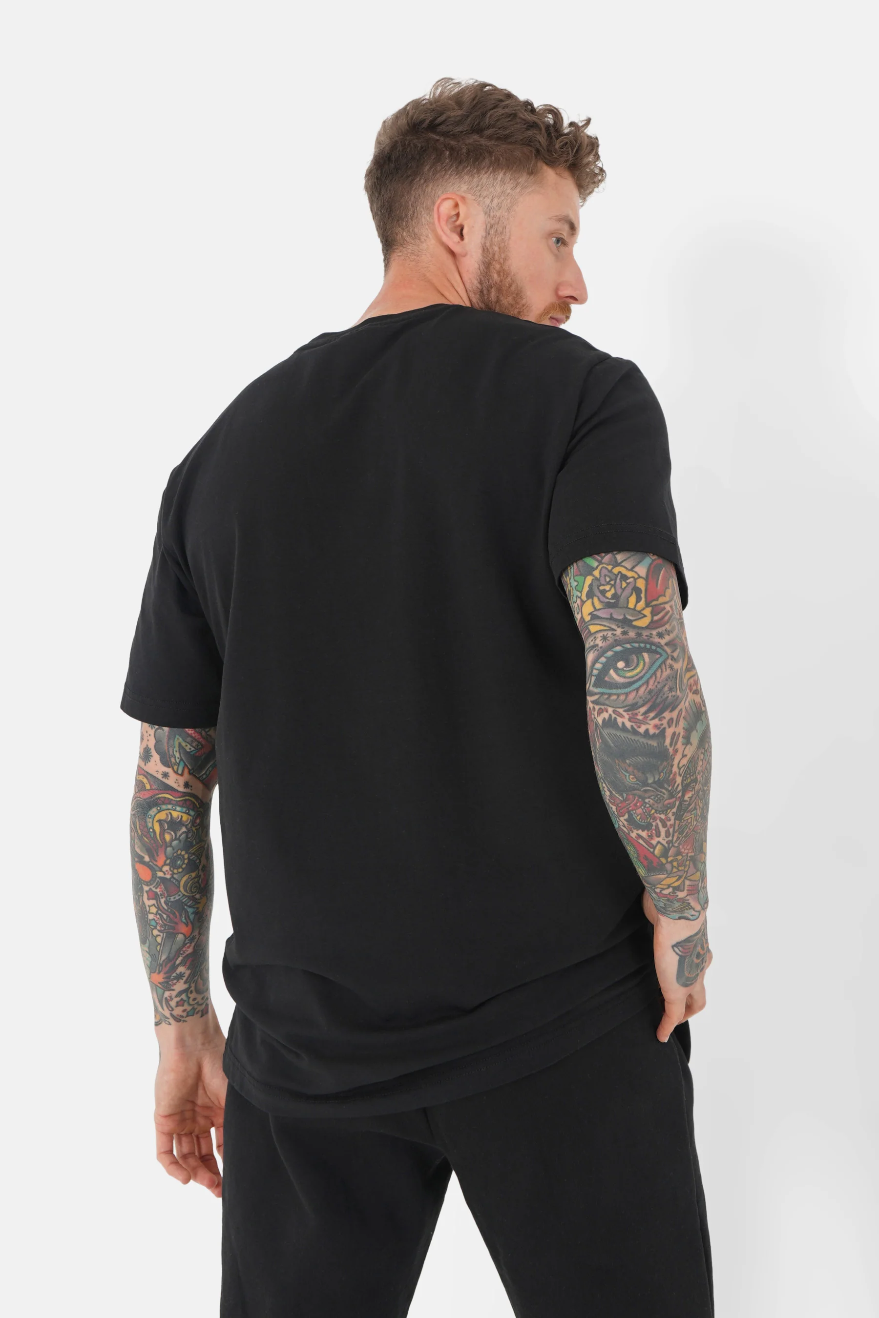 T-shirt logo relief Noir - Image 5