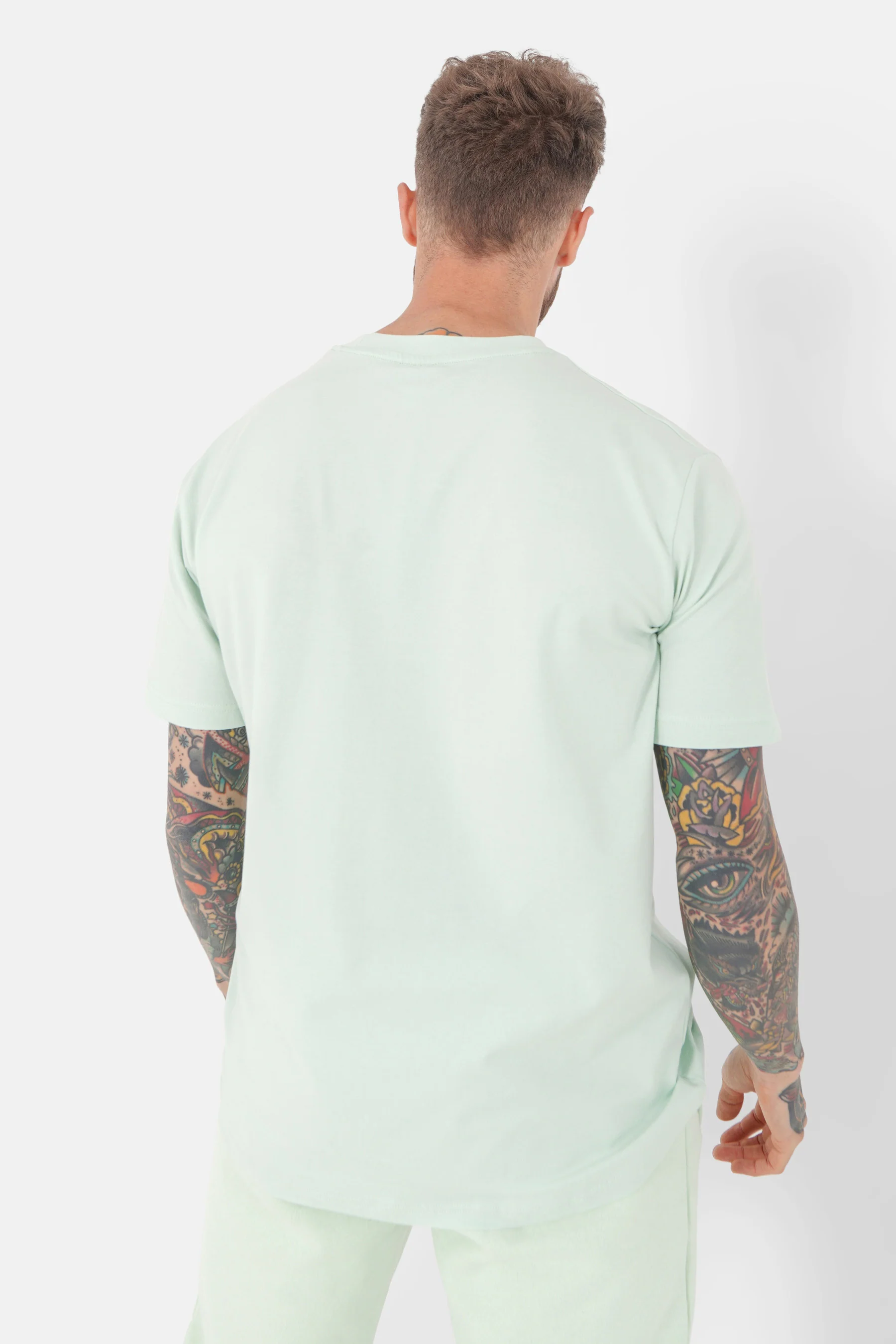 T-shirt logo relief Vert clair - Image 5