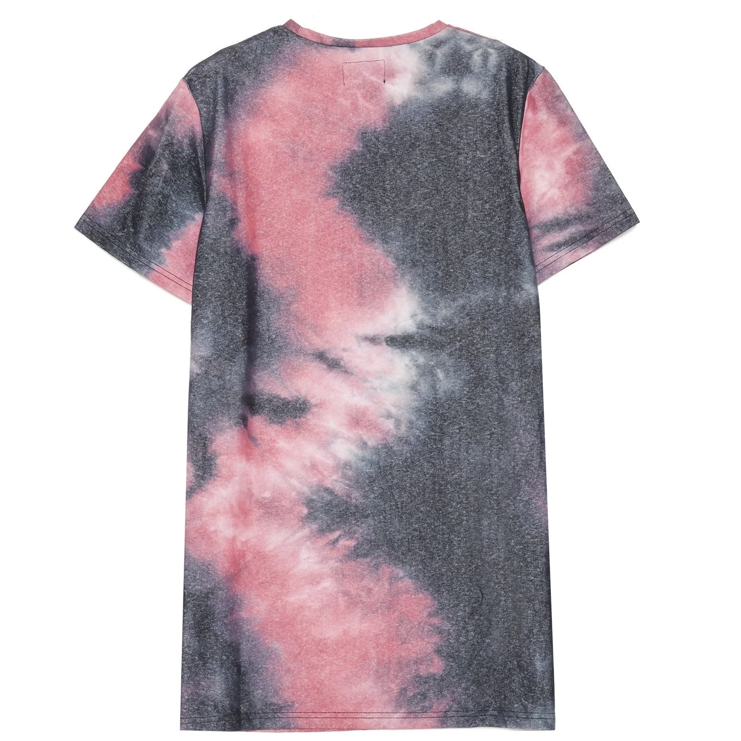 Robe t-shirt tie and dye framboise - Image 6