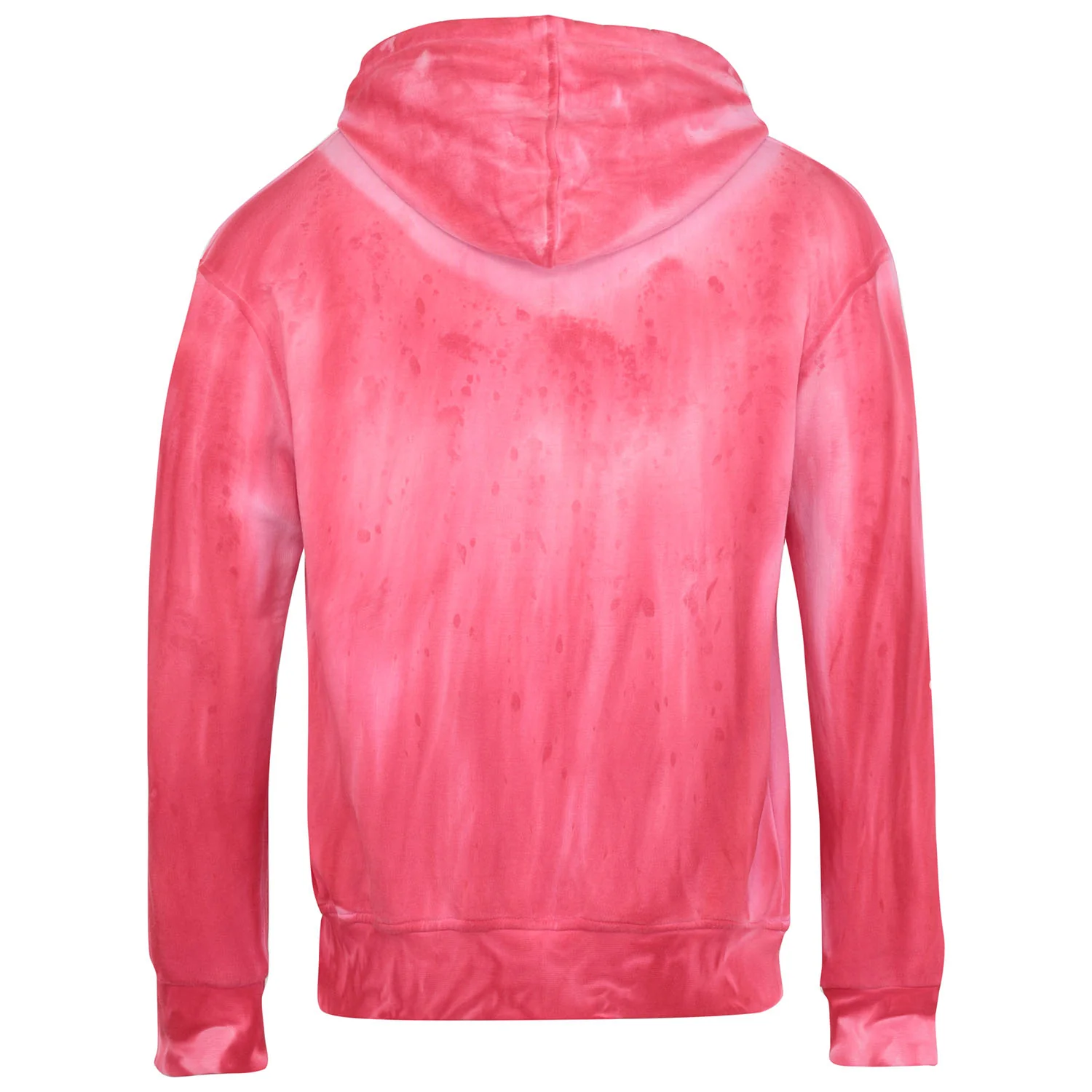 Sweat capuche délavé Rouge - Image 7