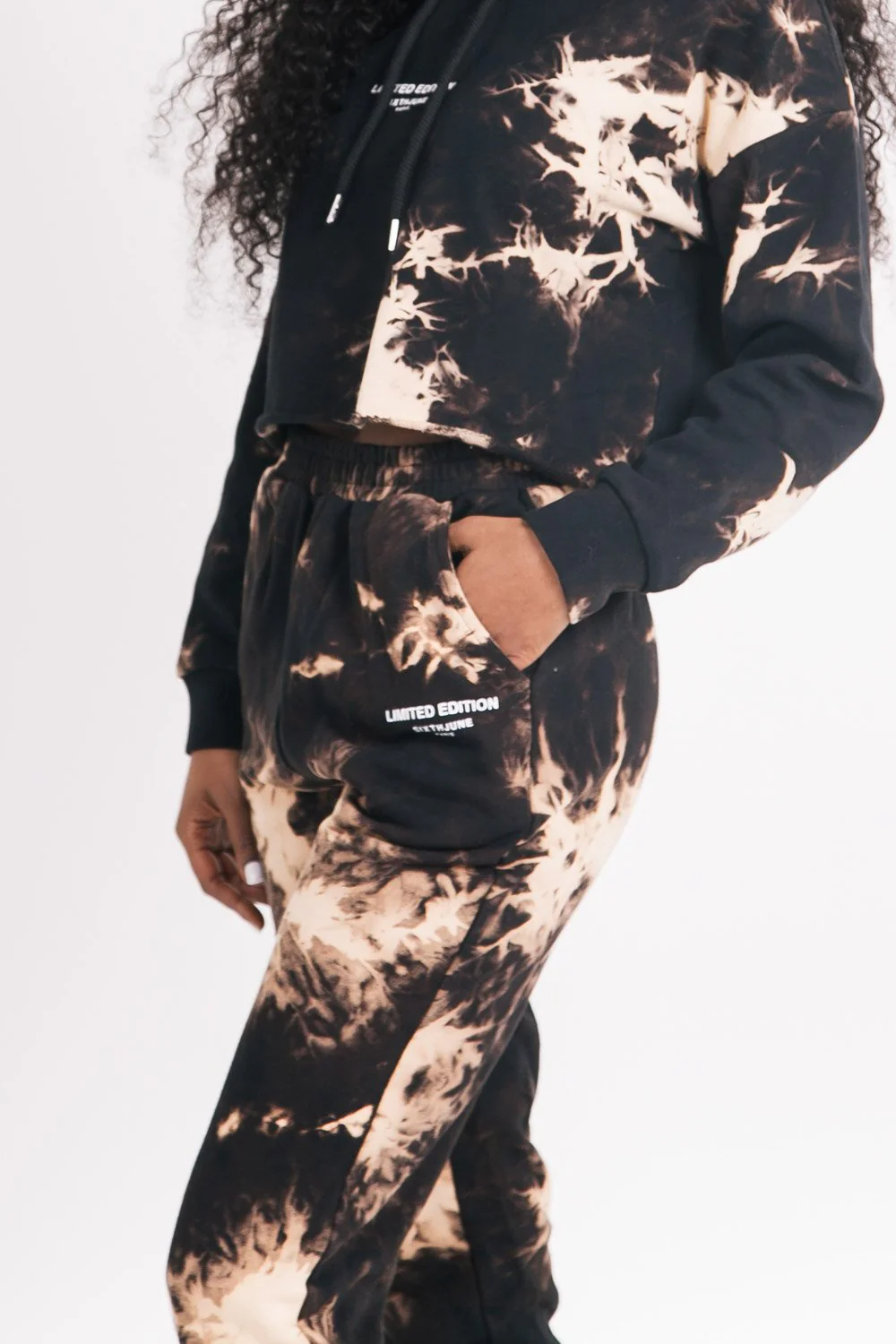 Jogging tie dye limited edition Noir - Image 3