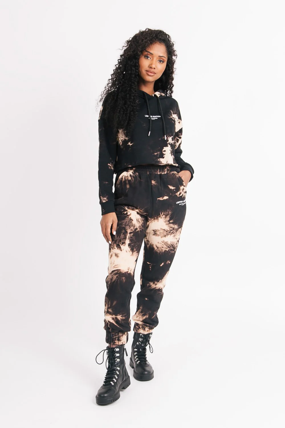Jogging tie dye limited edition Noir - Image 5