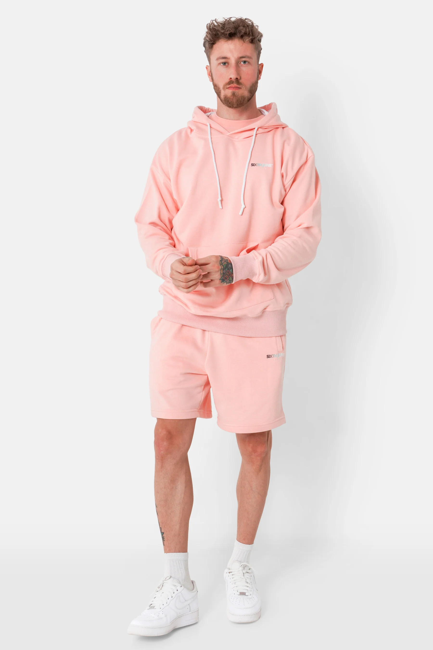 Sweatshirt logo  tie and dye Rose - Image 2