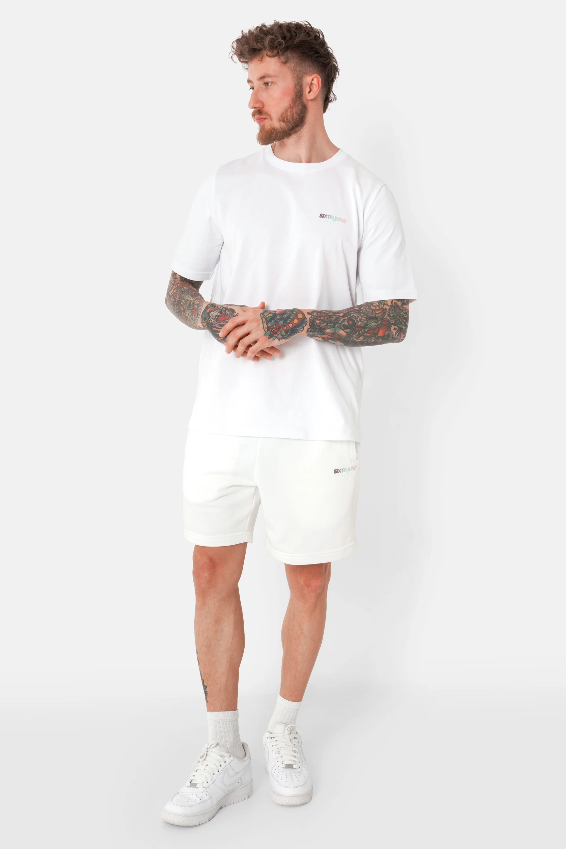 T-shirt imprimé logo tie and dye Blanc - Image 2