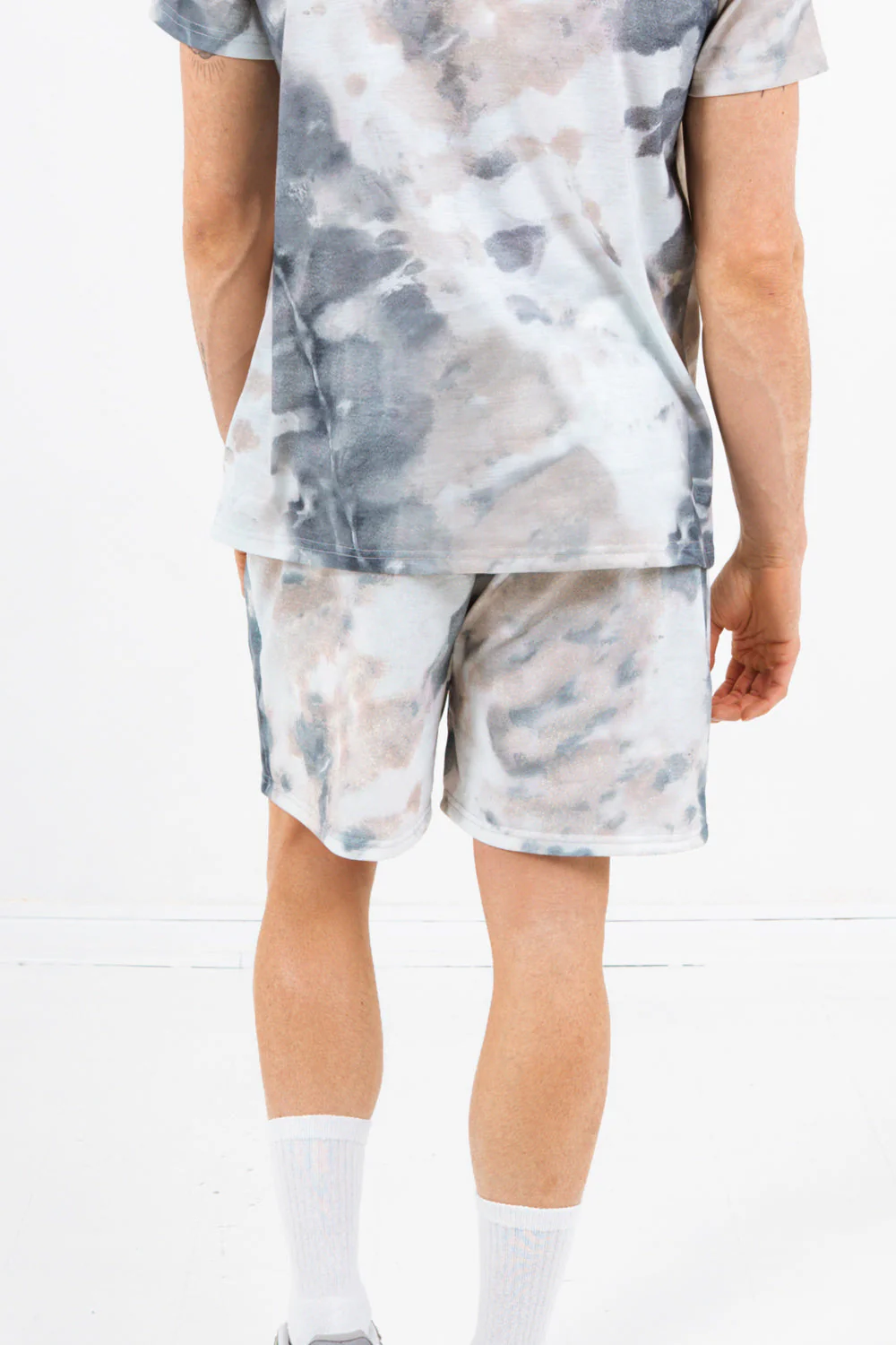 Short limited edition tie dye Bleu clair - Image 5