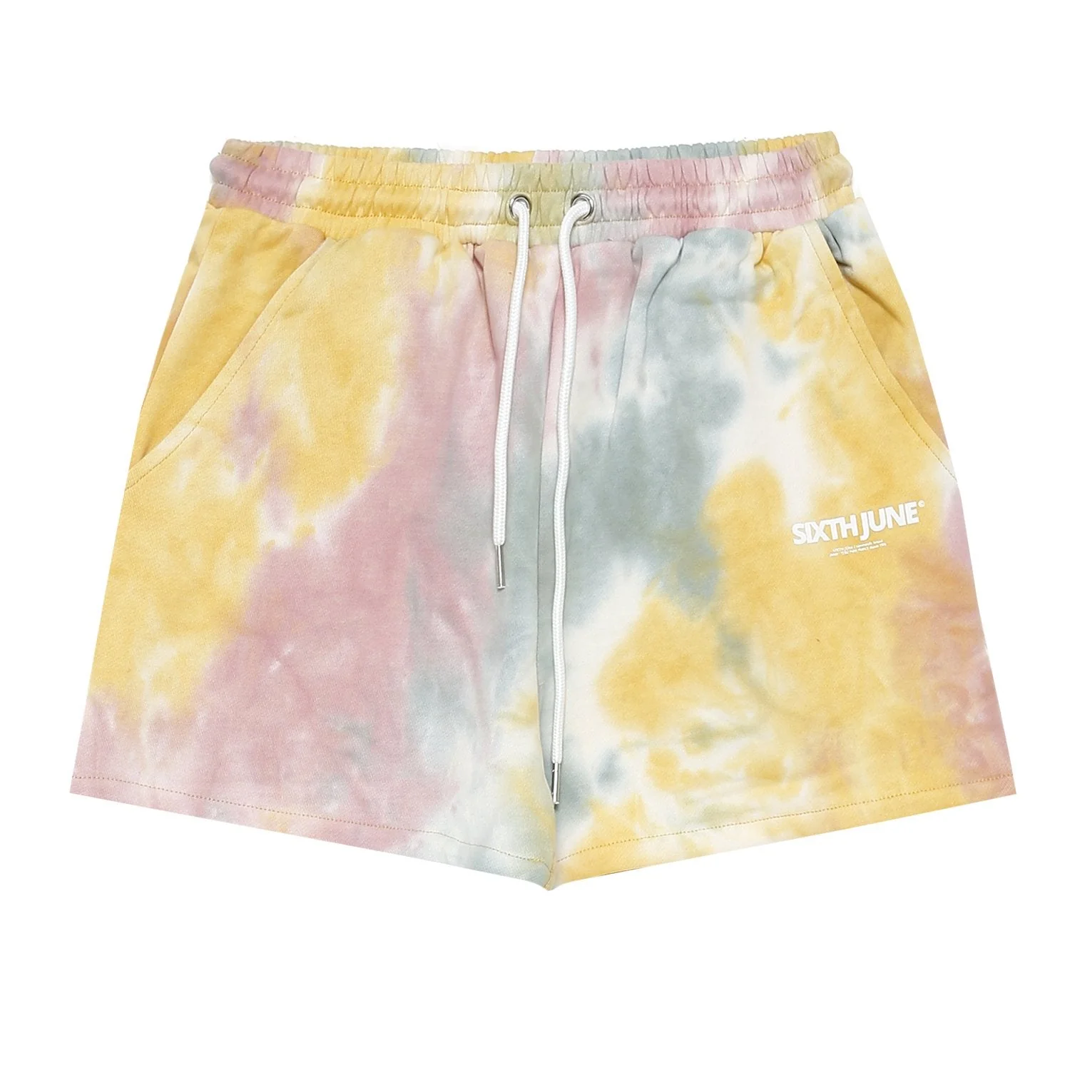 Short multicolores logo Jaune - Image 5