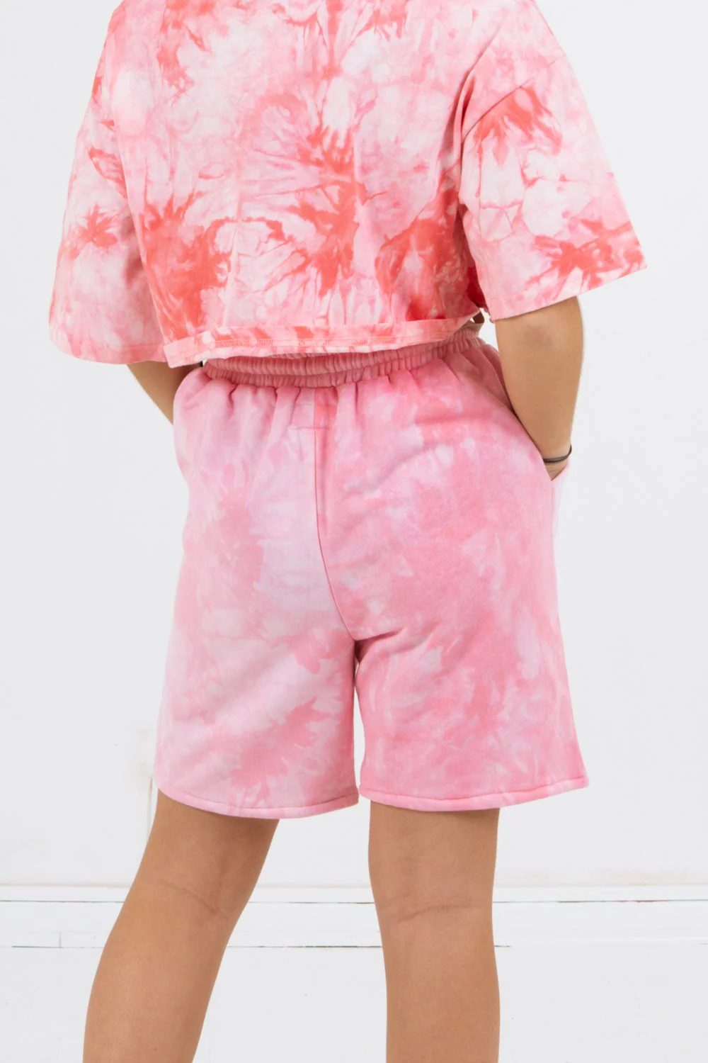 Short coton tie dye Rose - Image 4