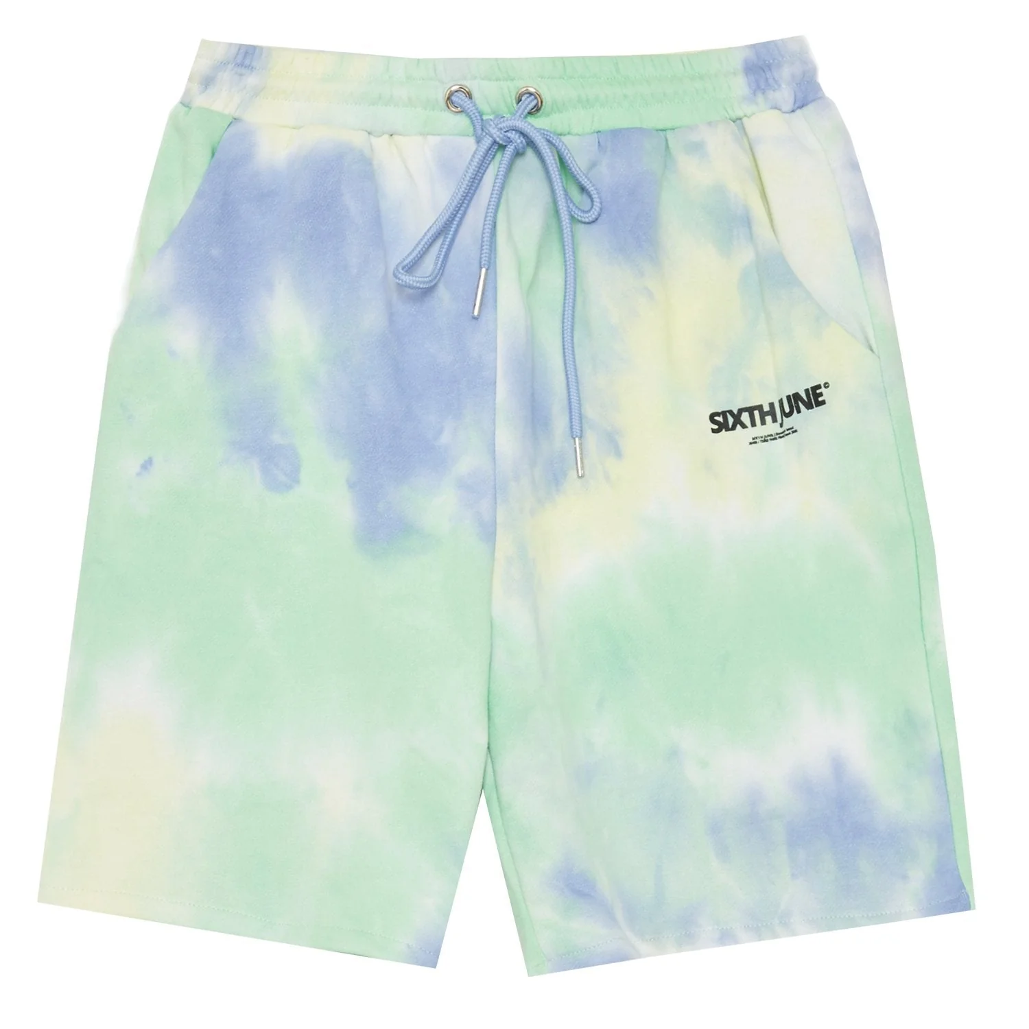 Short coton tie dye Bleu - Image 2