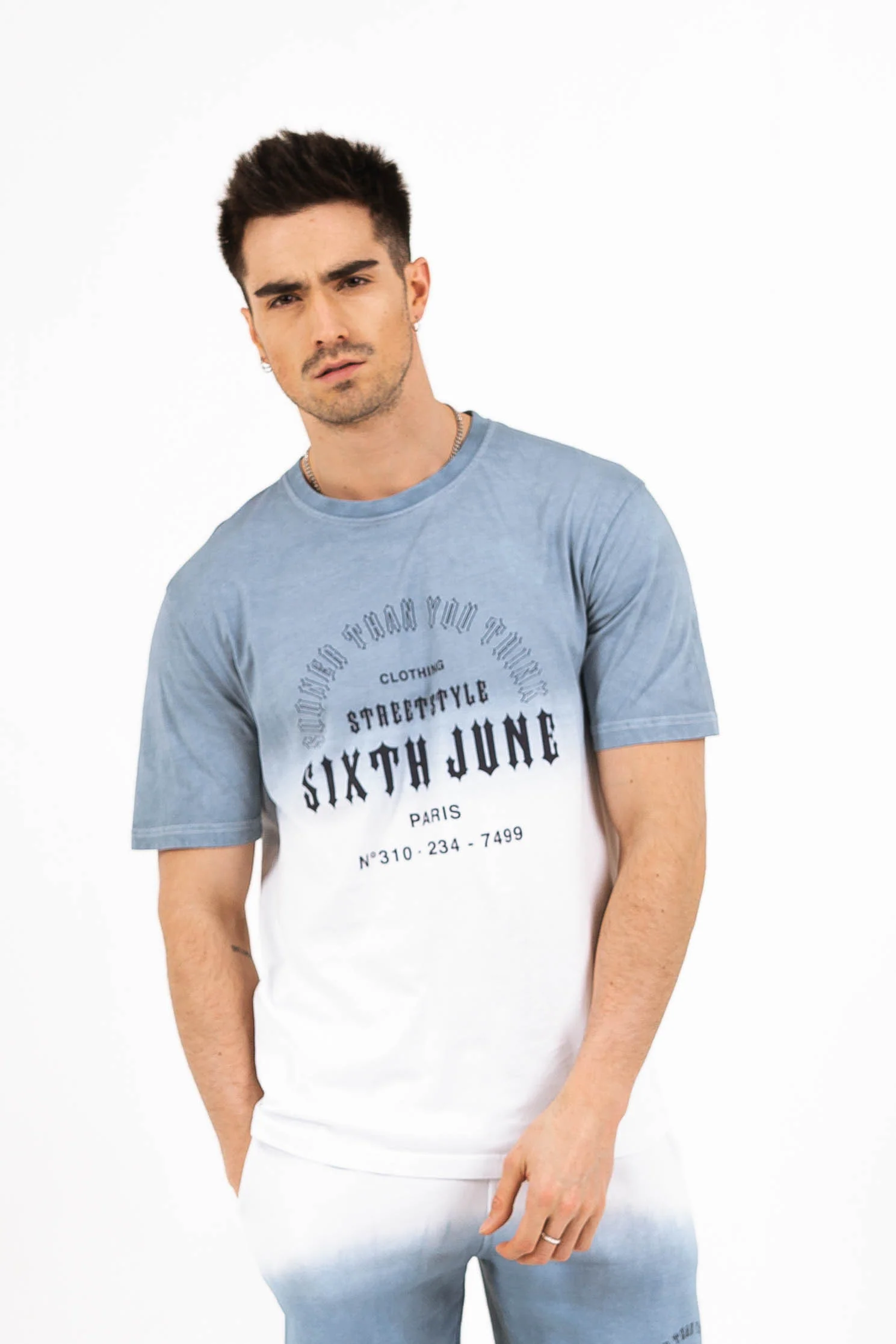 T-shirt sooner than you think dégradé bleu - Image 2