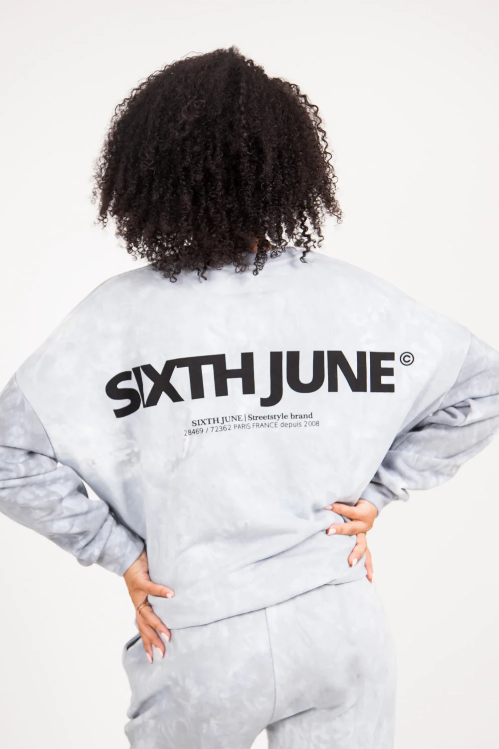Sweat tie and dye gris - Image 3
