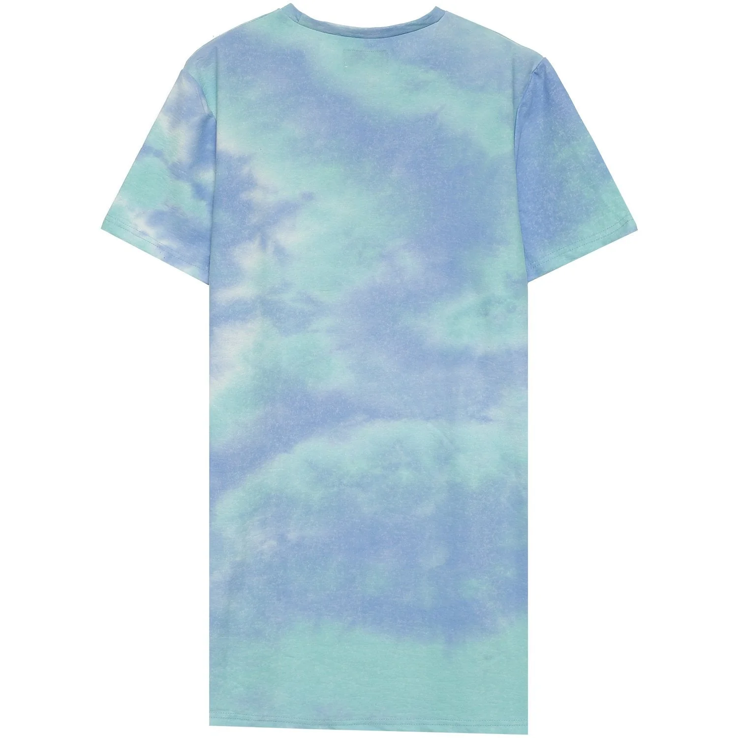 Robe t-shirt tie and dye bleu - Image 7
