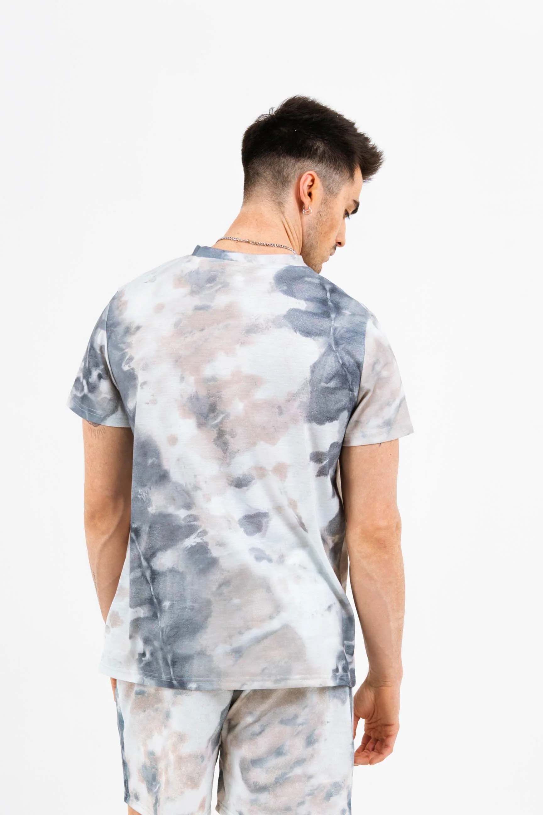T-shirt limited edition tie dye beige - Image 5