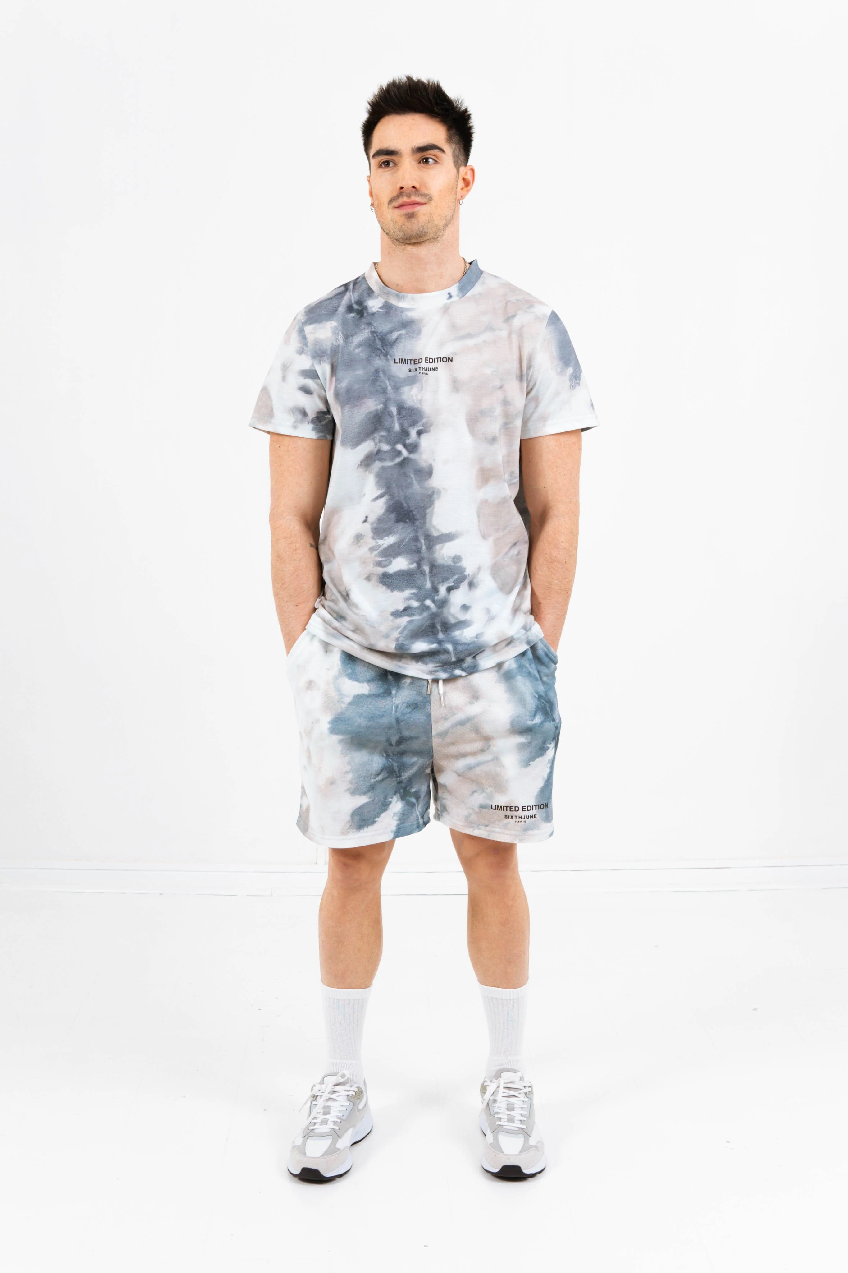T-shirt limited edition tie dye beige - Image 6