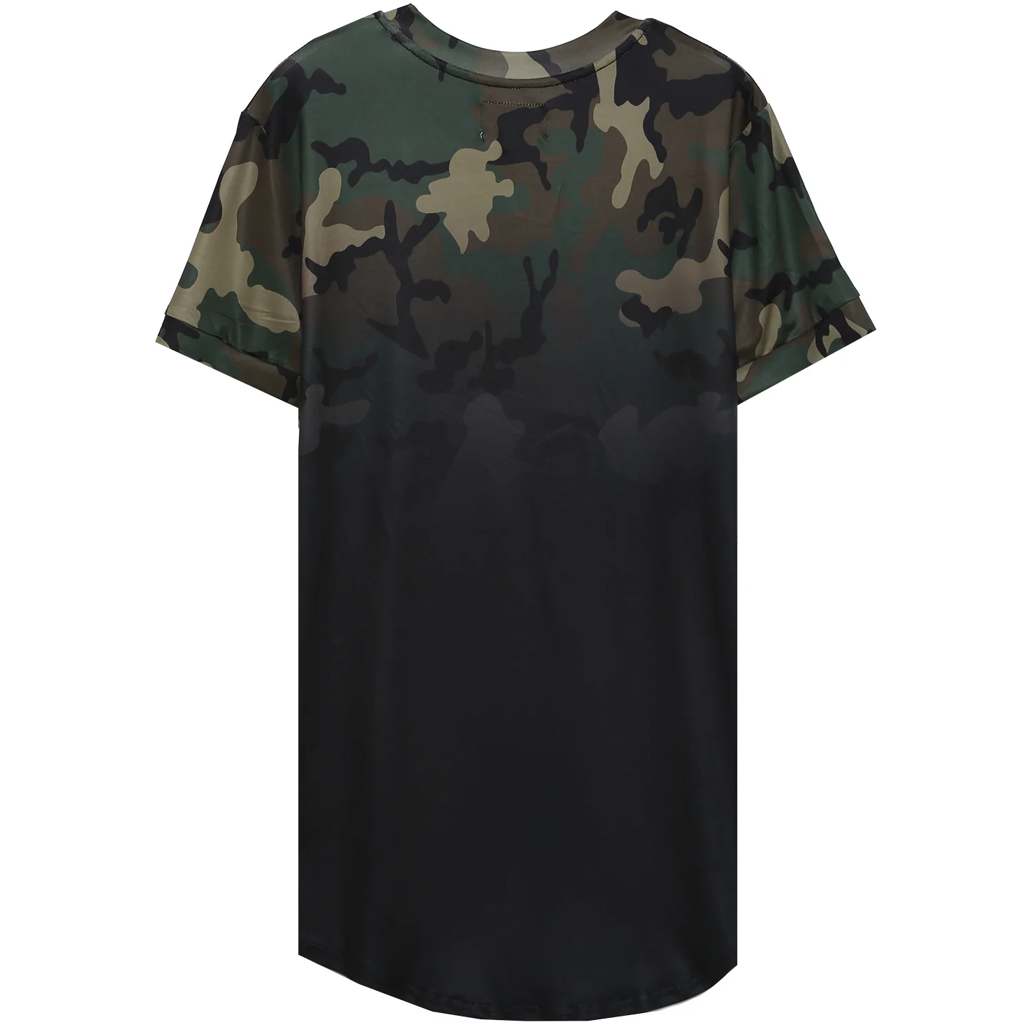 T-shirt camouflage dégradé Vert kaki - Image 7