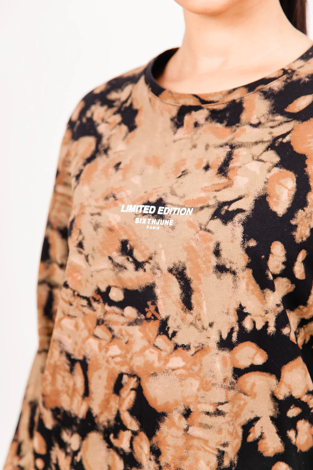 Robe tie dye limited edition noir - Image 3