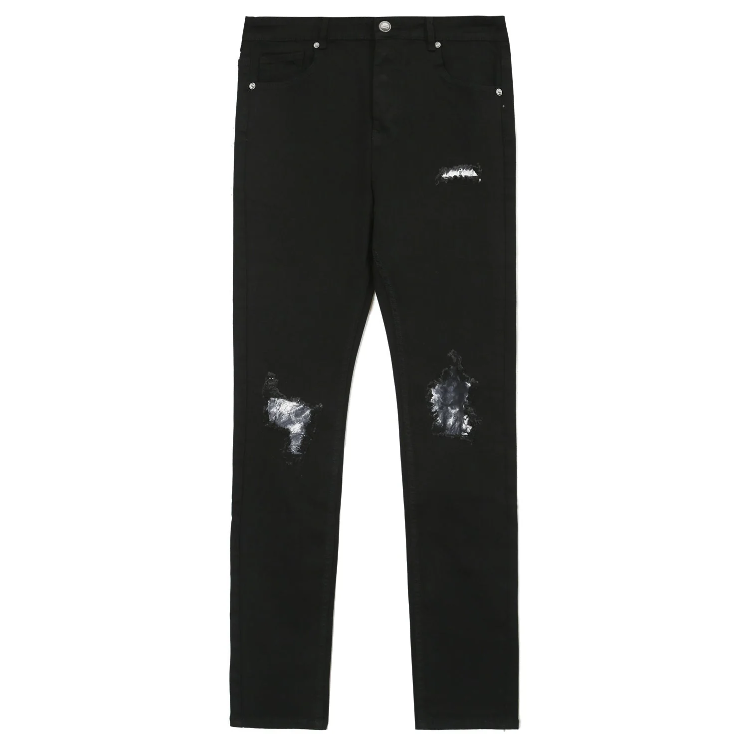 Jean empiècements tie dye Noir - Image 5