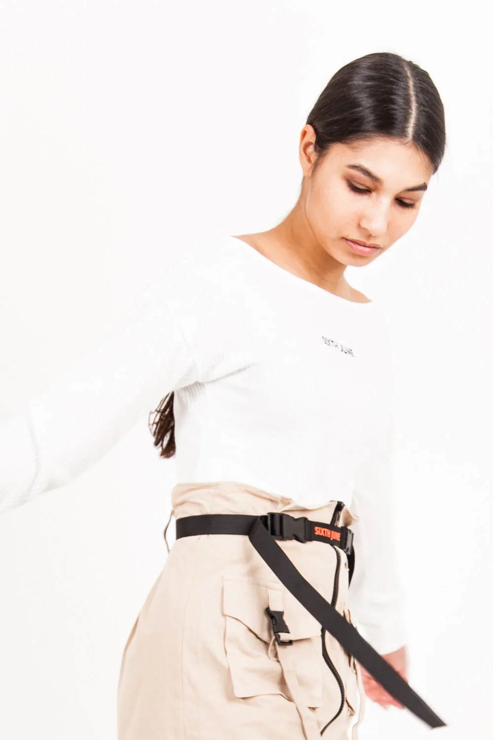 Top court maille blanc - Image 4