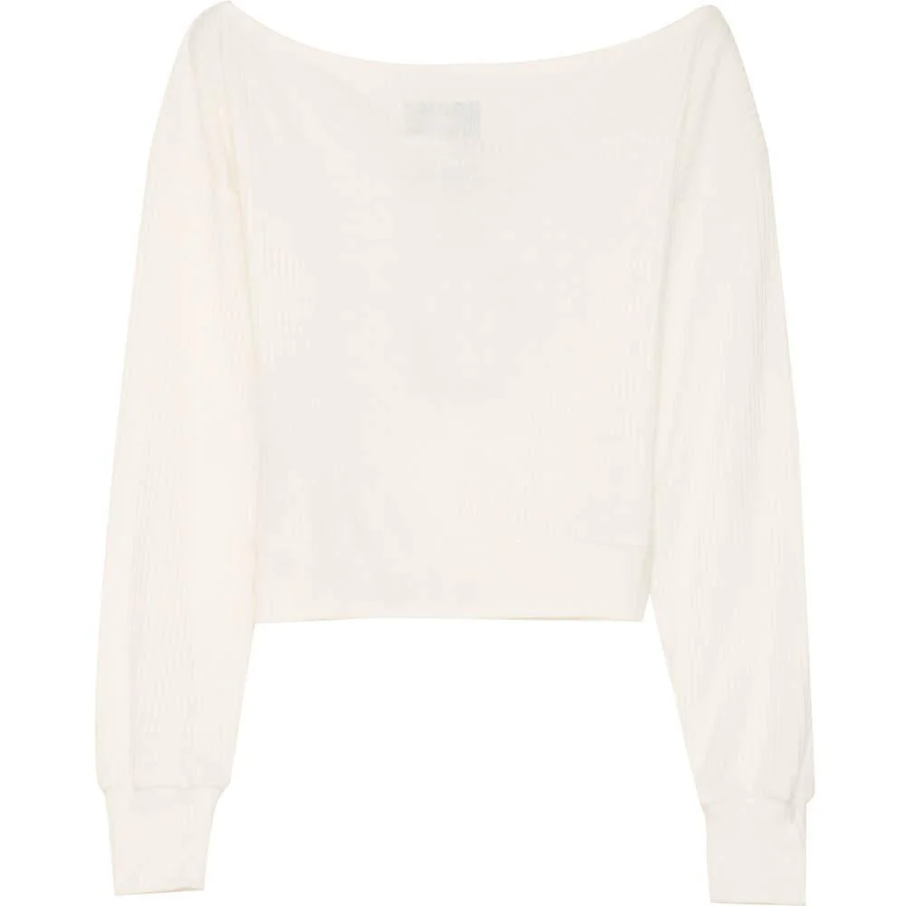 Top court maille blanc - Image 6
