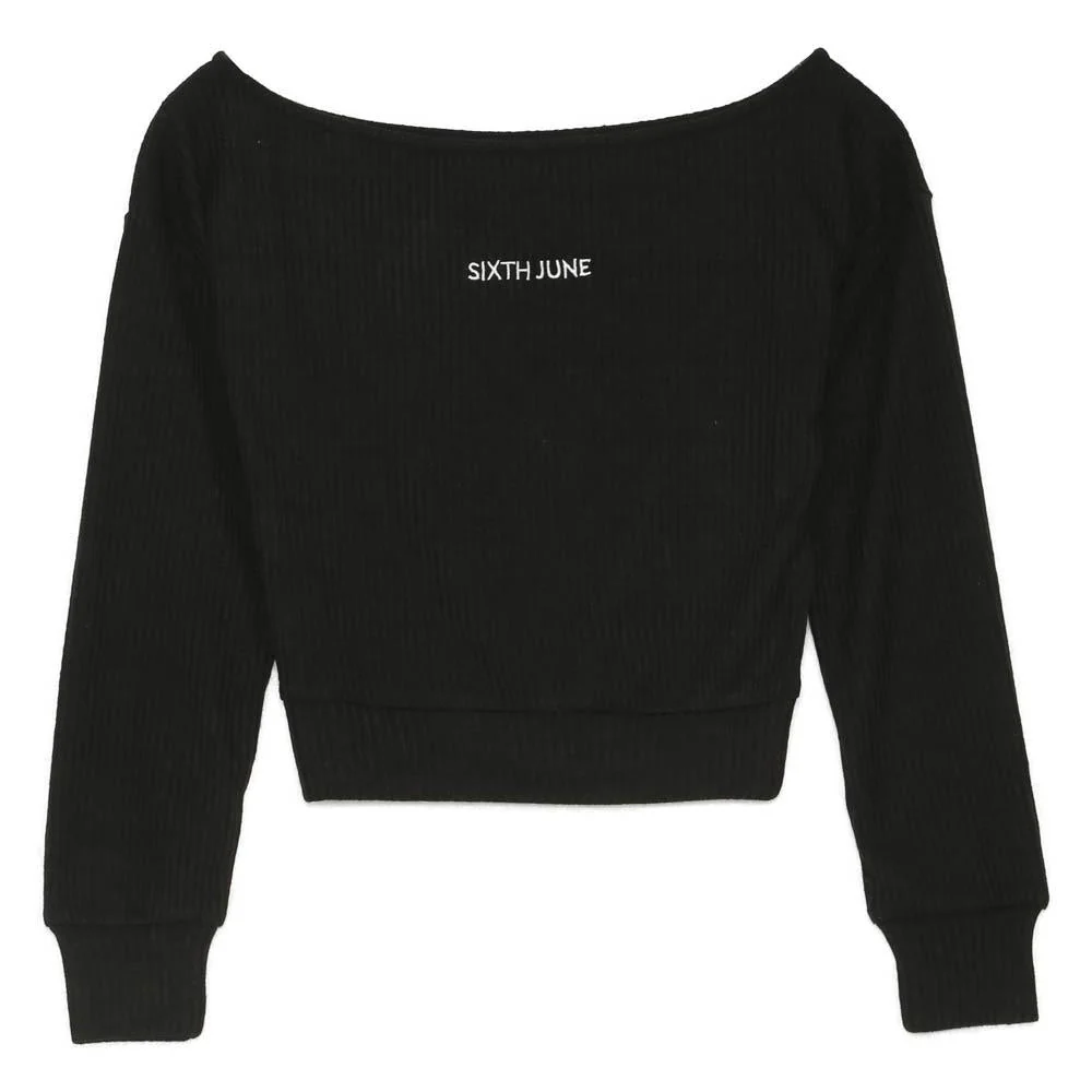 Top court maille Noir - Image 6