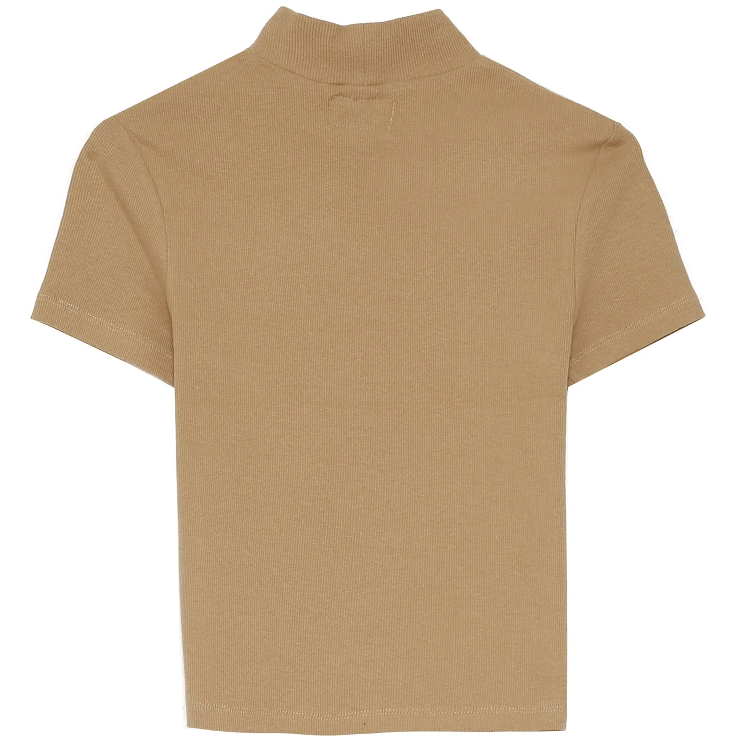 Top col montant court beige - Image 9