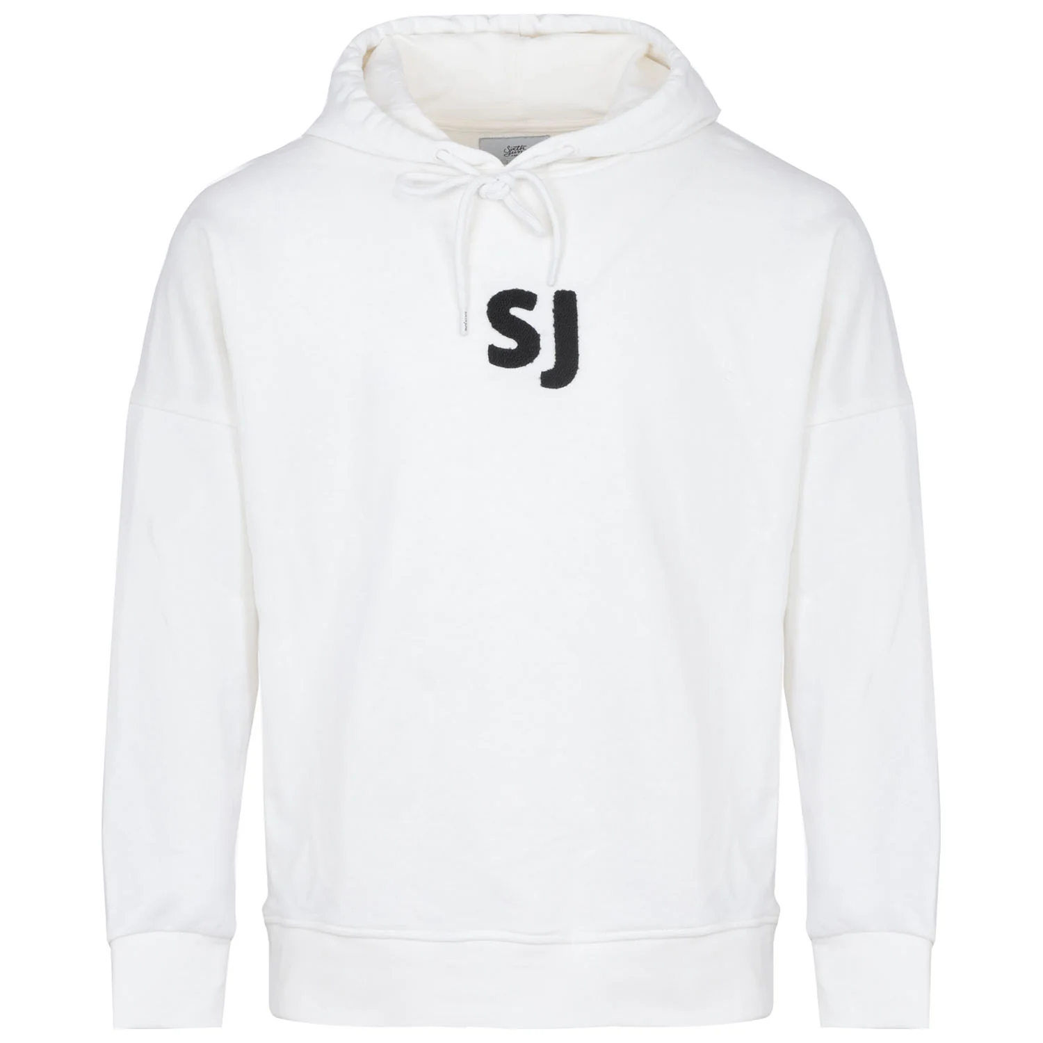 Sweat capuche tissé SJ Blanc - Image 5