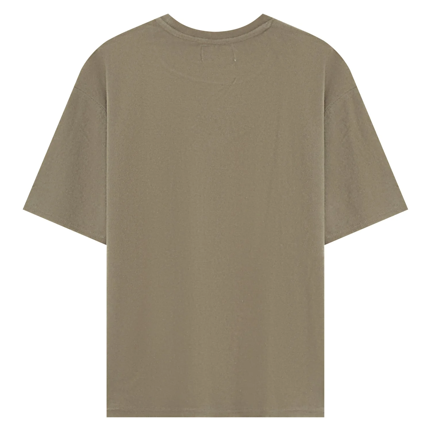 T-shirt tissu bouclette Vert kaki - Image 7