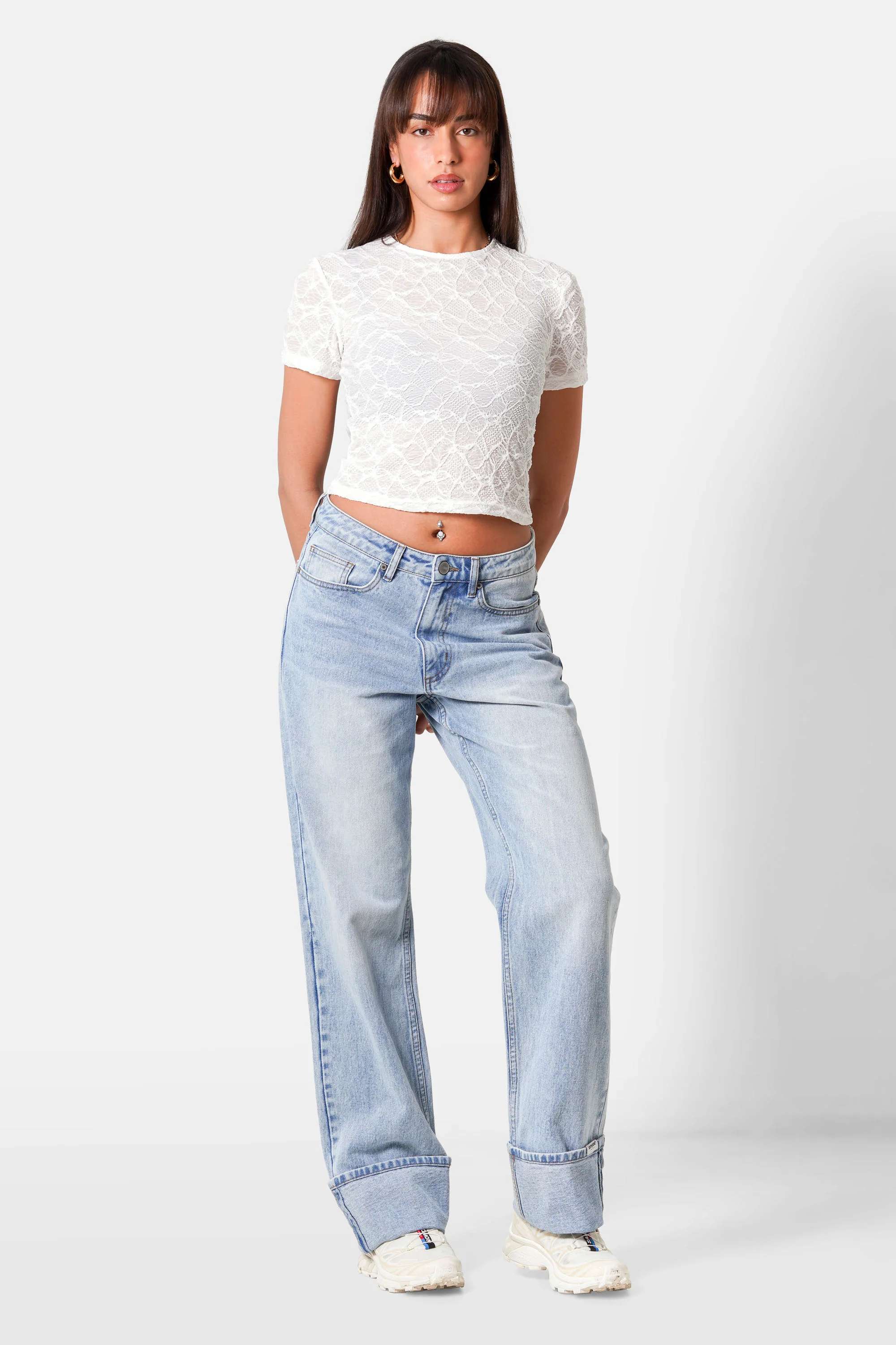 TEXTURED fantasy s/s top - Image 2
