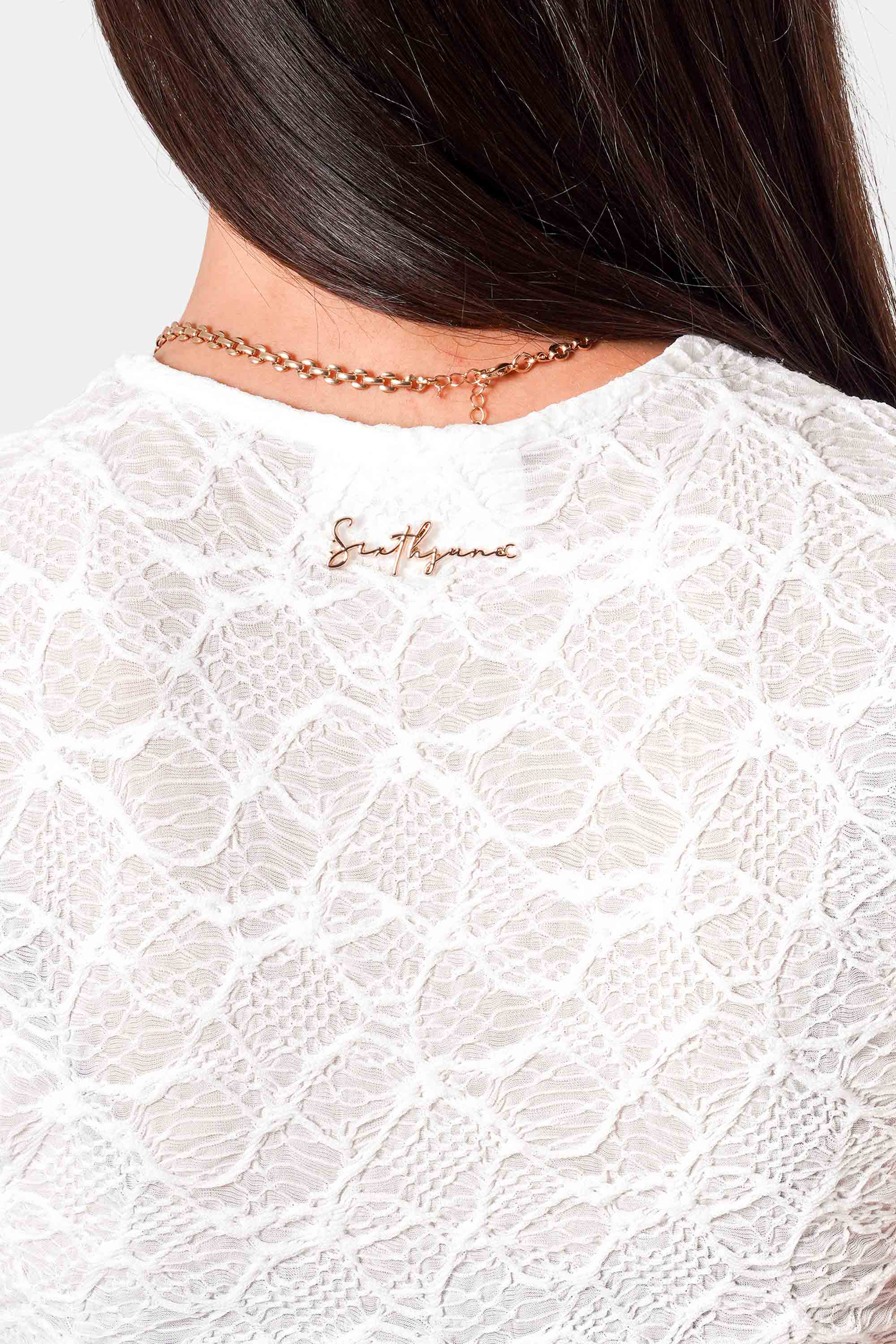 TEXTURED fantasy s/s top - Image 3