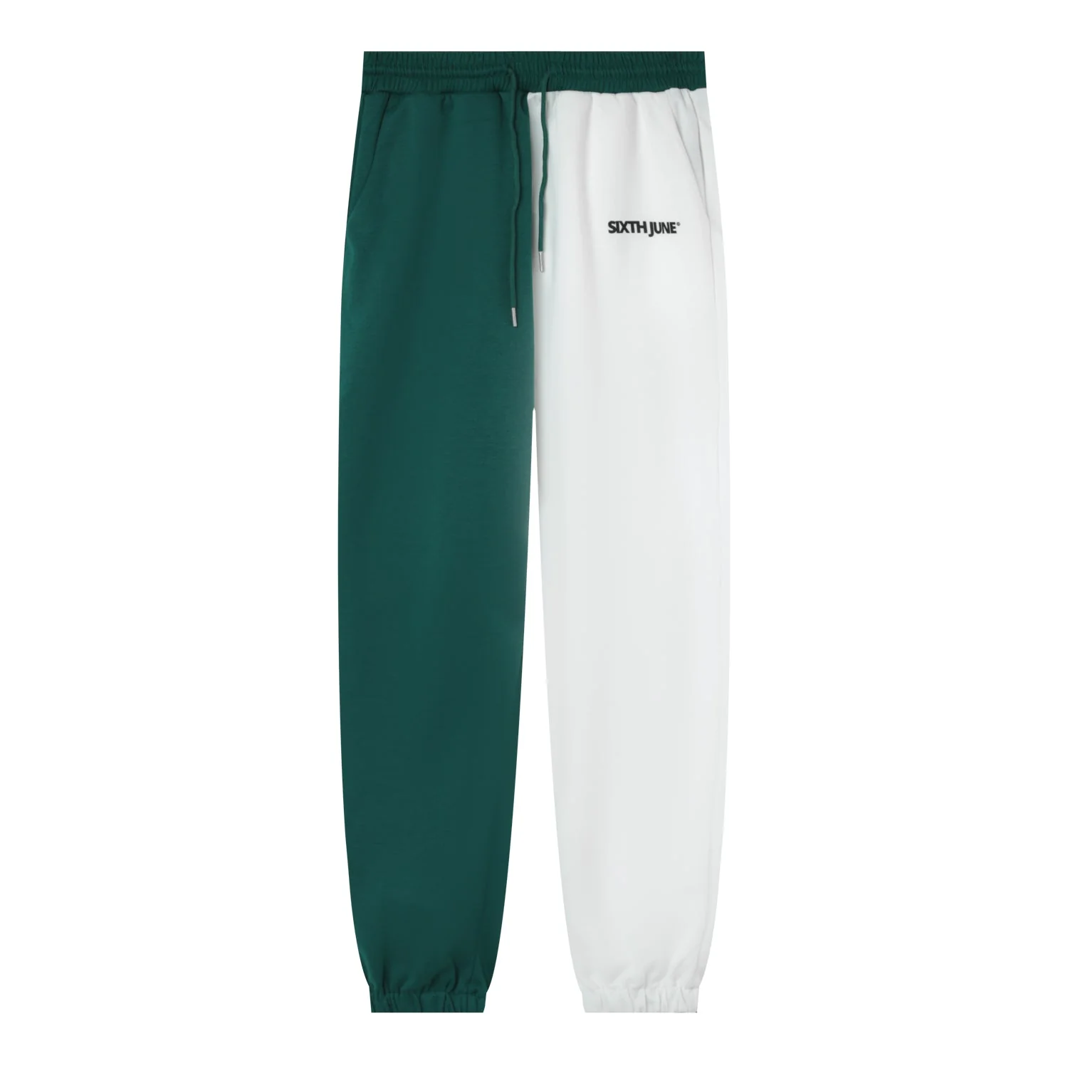 Jogging bicolore logo Vert - Image 6