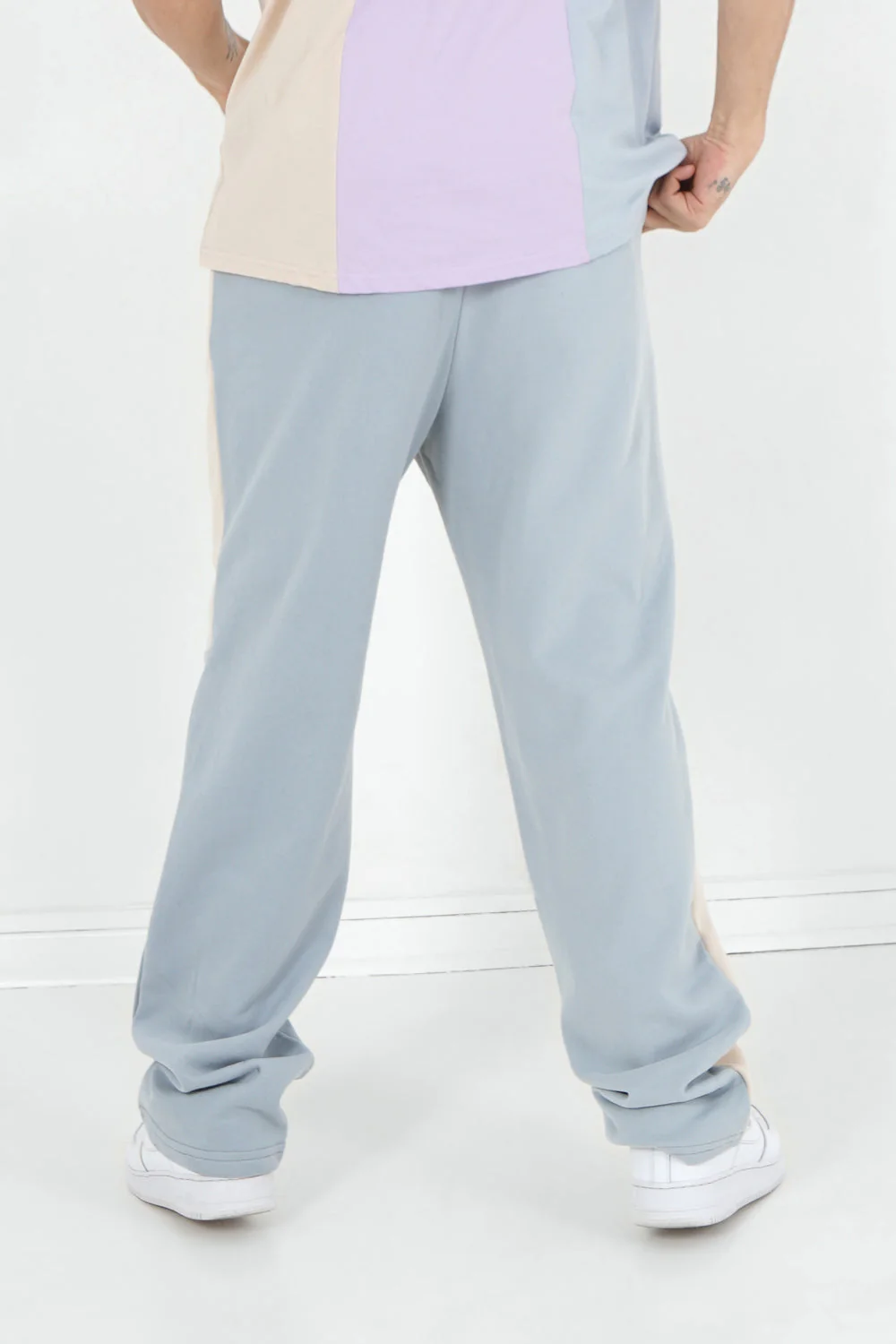Jogging droit tricolore Multicolore - Image 5
