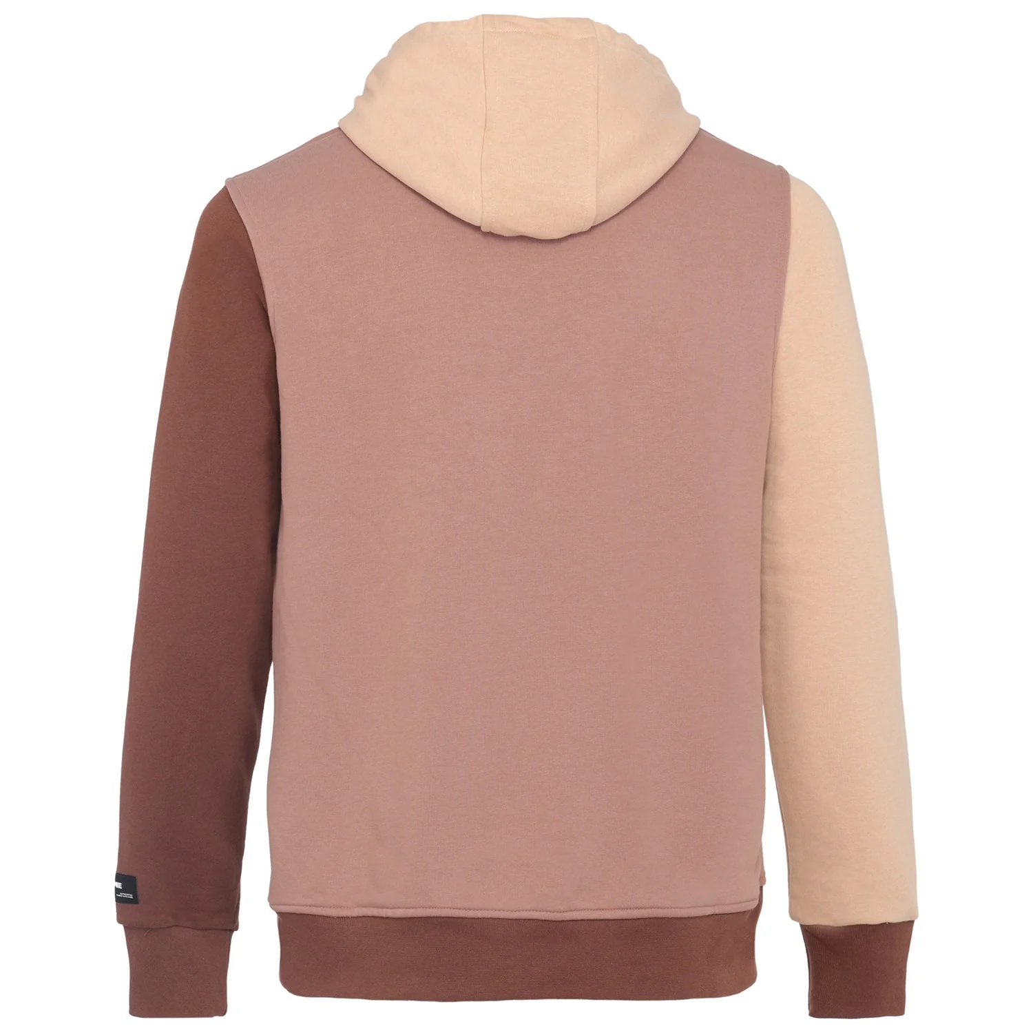 Sweat capuche tricolore logo Marron - Image 6