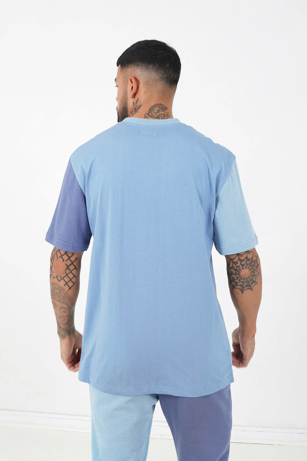 T-shirt tricolore logo Bleu - Image 5