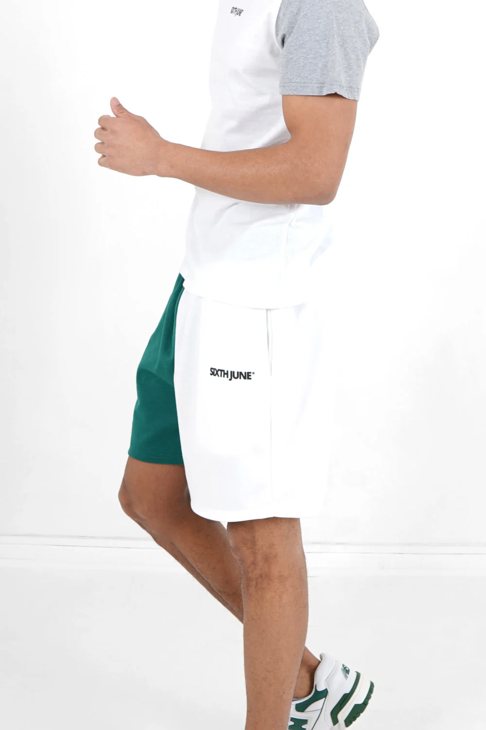 Short bicolore logo Vert - Image 4