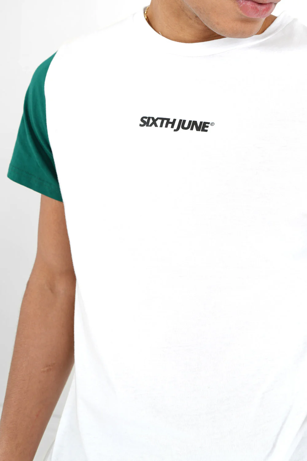 T-shirt tricolore imprimé Blanc - Image 3