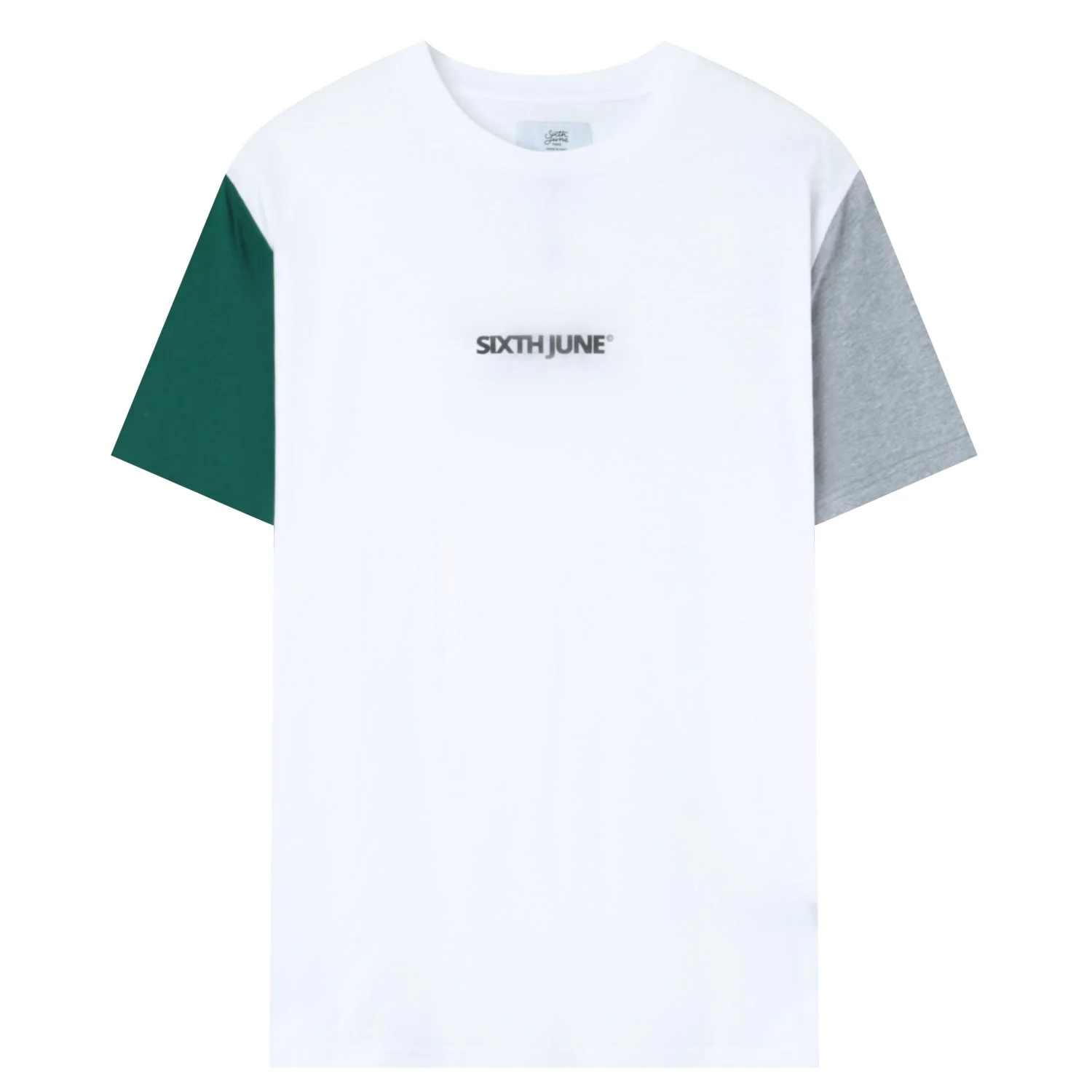 T-shirt tricolore imprimé Blanc - Image 6